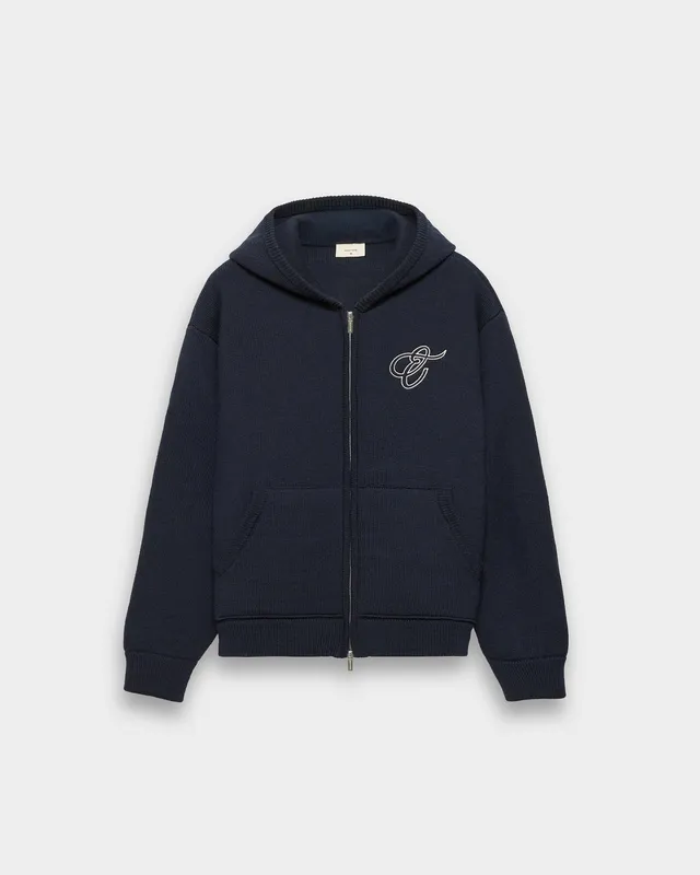 eightyfive-knitted-heavy-zip-hoodie-herren-navy-wolle image 1