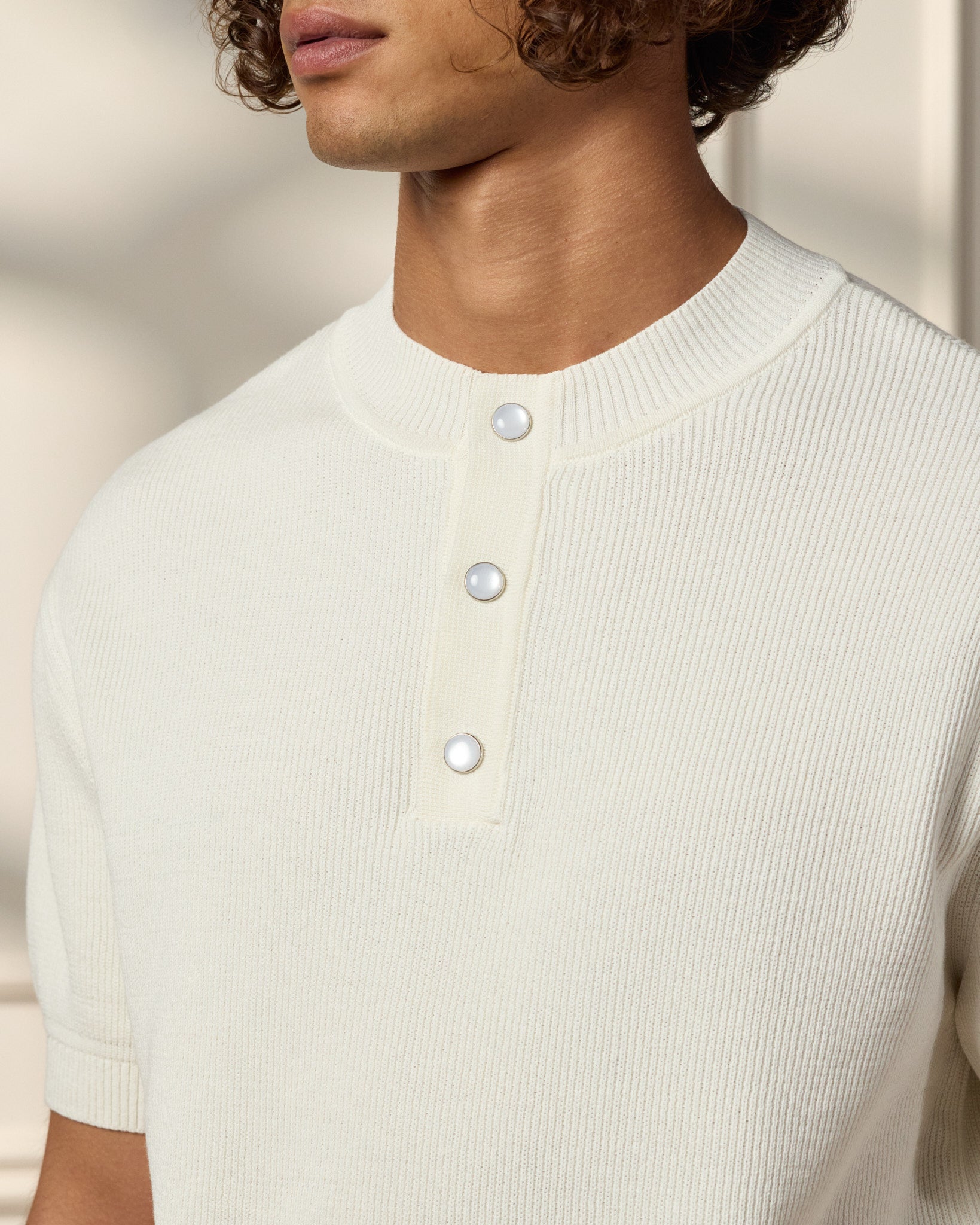 eightyfive-tops-knitted-henley-polo-t-shirt-offwhite-regular image 7