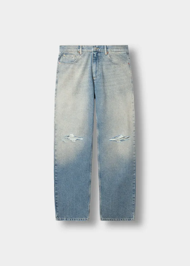 burocs-denim-ripped-vito-baggy-jeans-azure-blue image 1