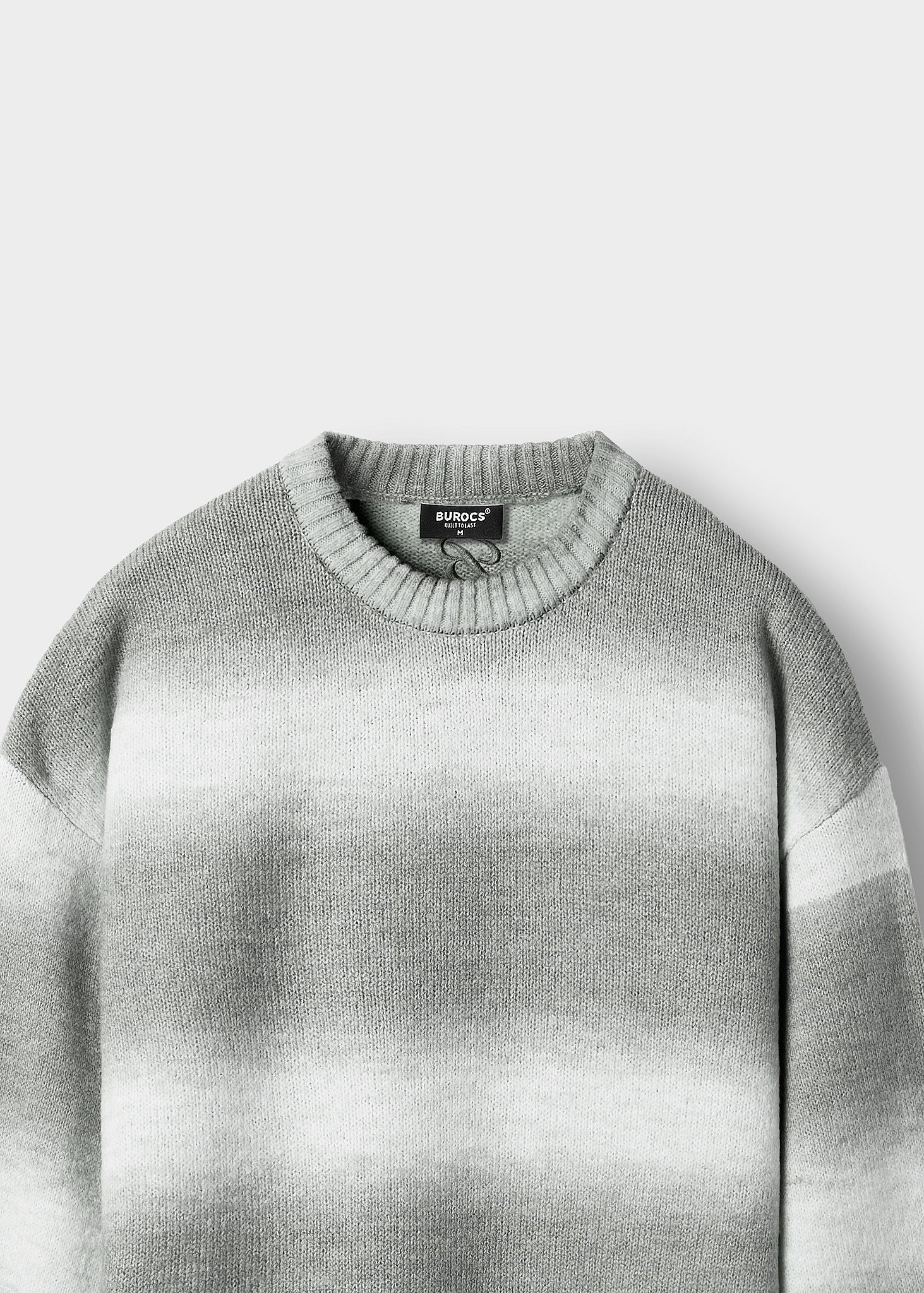 burocs-knit-gradient-crewneck-pullover-grau image 3
