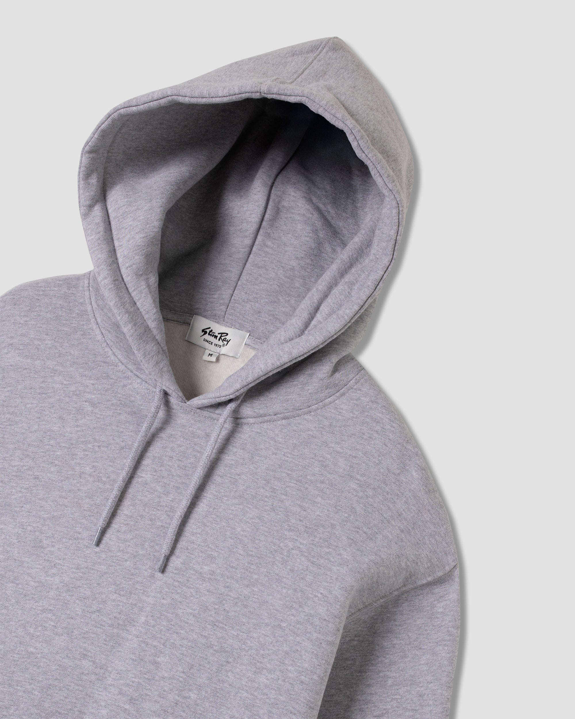 stan-ray-hoods-patch-hood-hoodie-grey-heather-baumwolle image 5