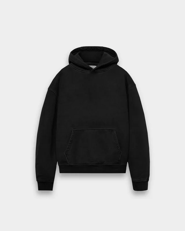 eightyfive-signature-heavy-hoodie-black-baumwolle image 1
