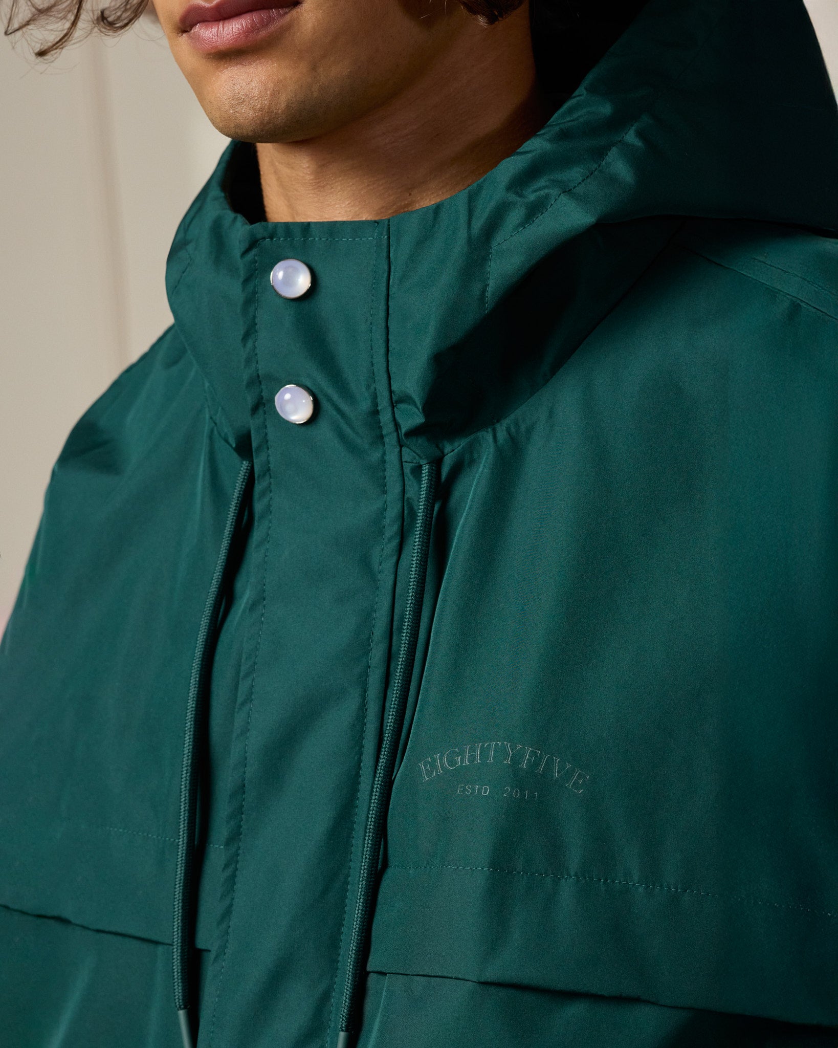 eightyfive-windbreaker-jacket-pine-green-wasserdicht image 6