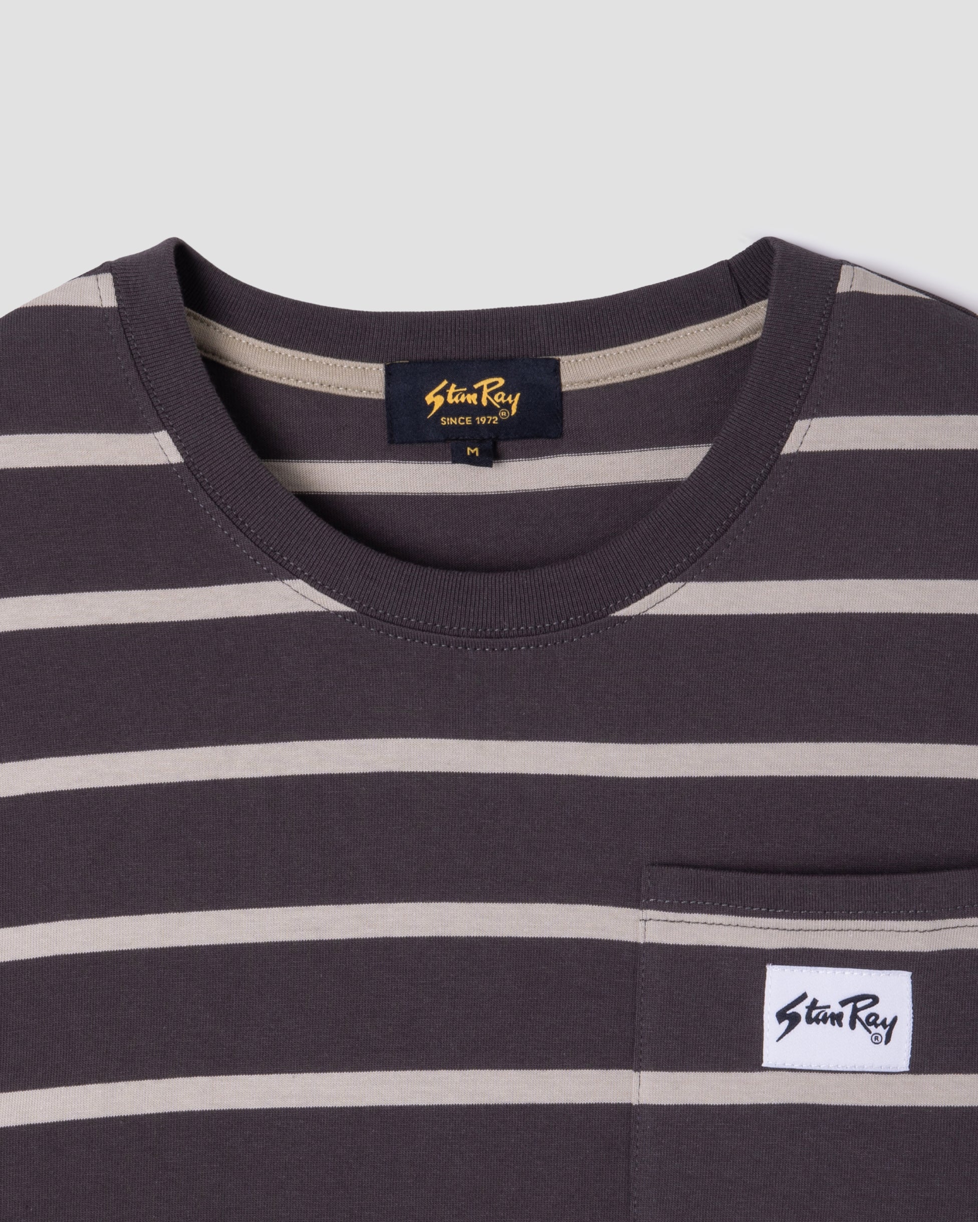 stan-ray-stripe-tee-raven-eucalyptus-gestreiftes-t-shirt image 2