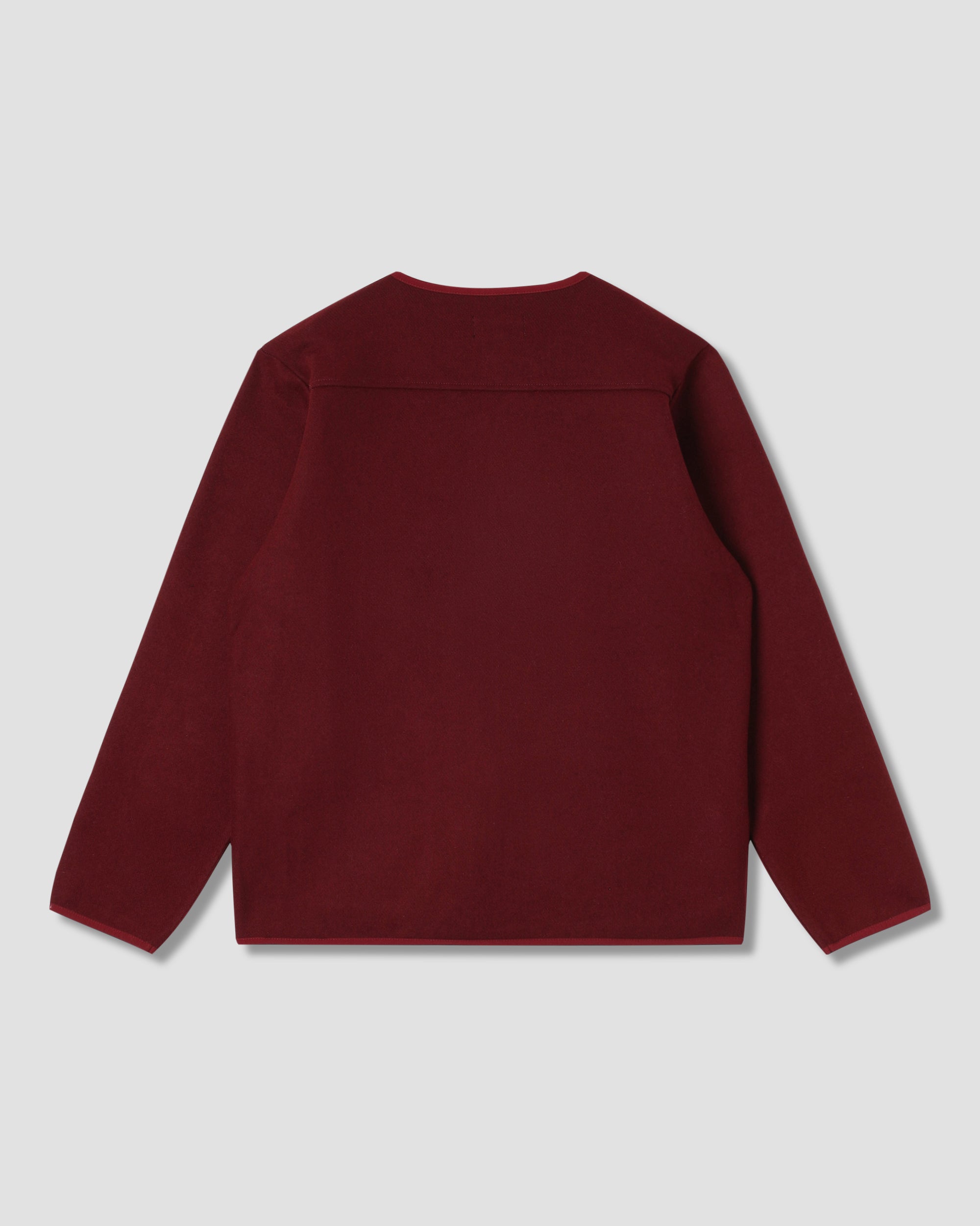 stan-ray-jackets-wool-fleece-cardigan-dark-red-heather image 3