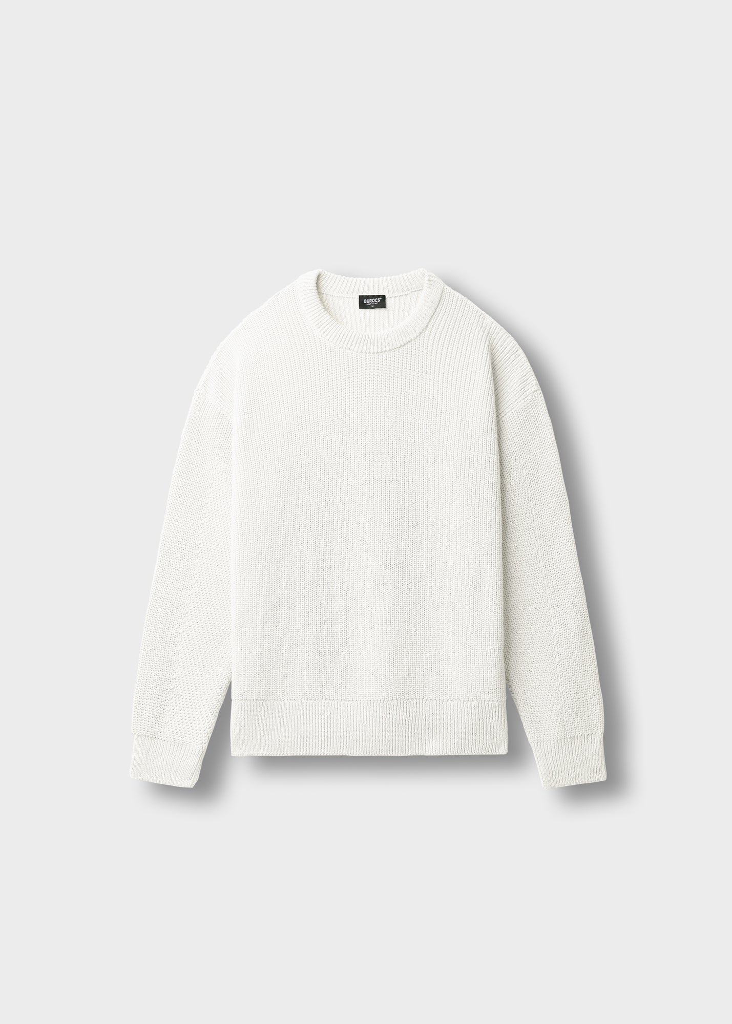 burocs-knitwear-chunky-knit-sweater-ecru-grobstrick image 1