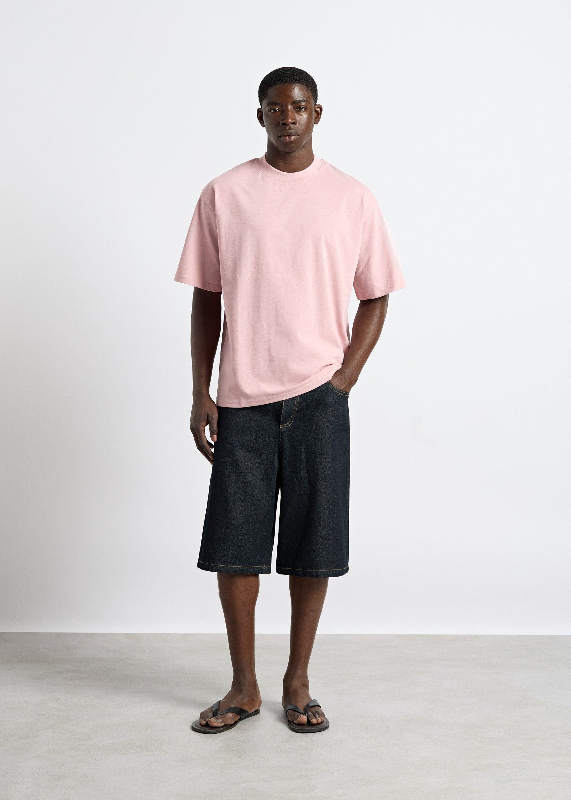 burocs-oversize-t-shirt-t-shirt-dusty-rose-baumwolle-240-gsm image 5