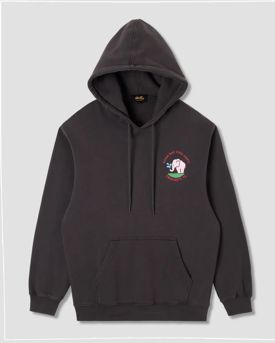 stan-ray-fire-dept-hoodie-raven-black-baumwolle-380gsm image 1