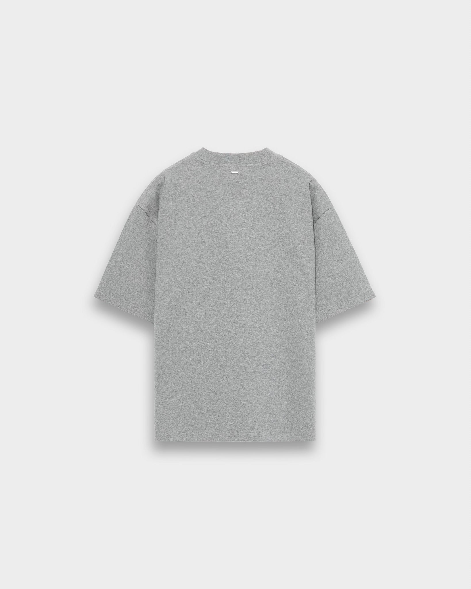 eightyfive-interlock-t-shirt-grey-melange-oversized image 2