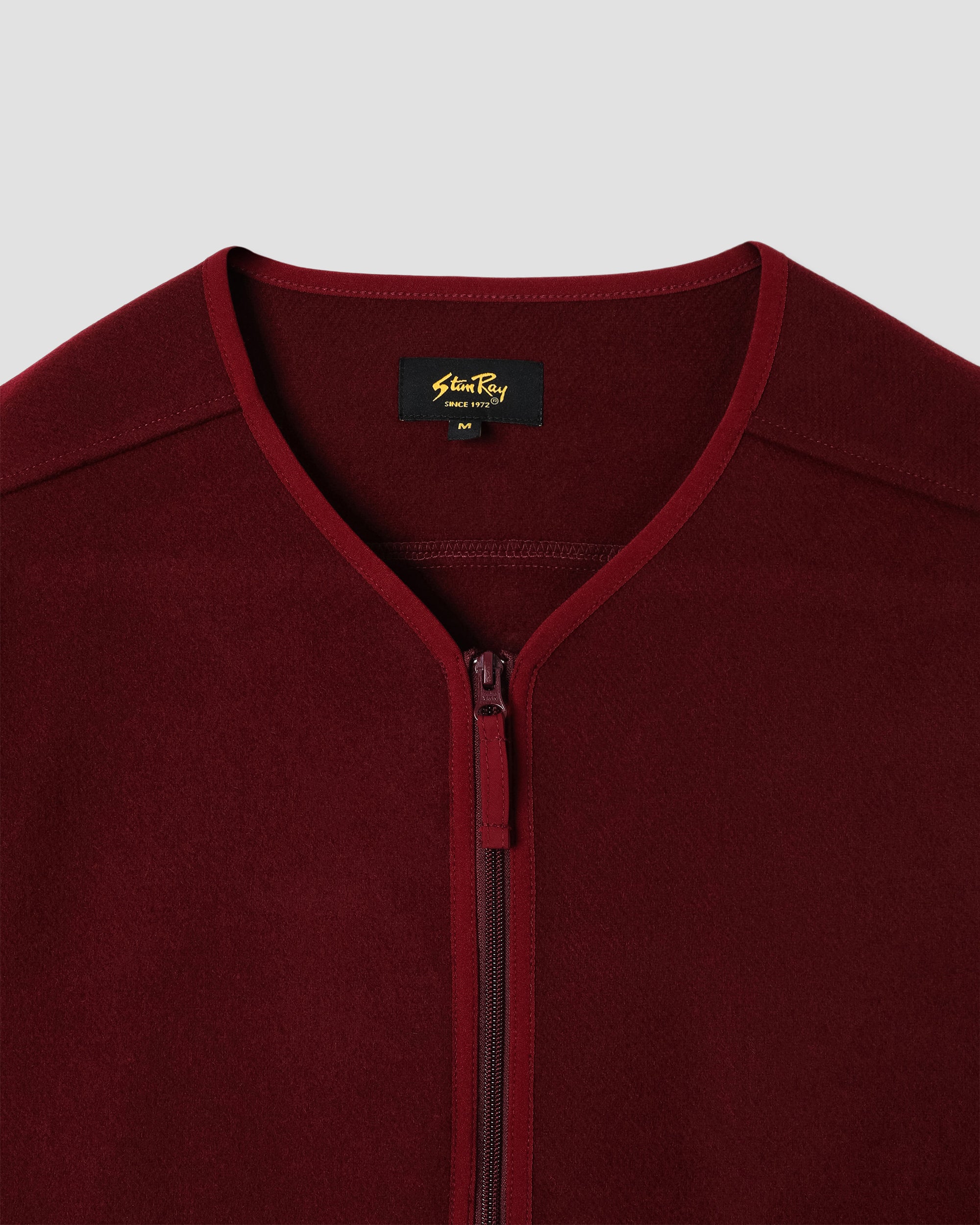 stan-ray-jackets-wool-fleece-cardigan-dark-red-heather image 4