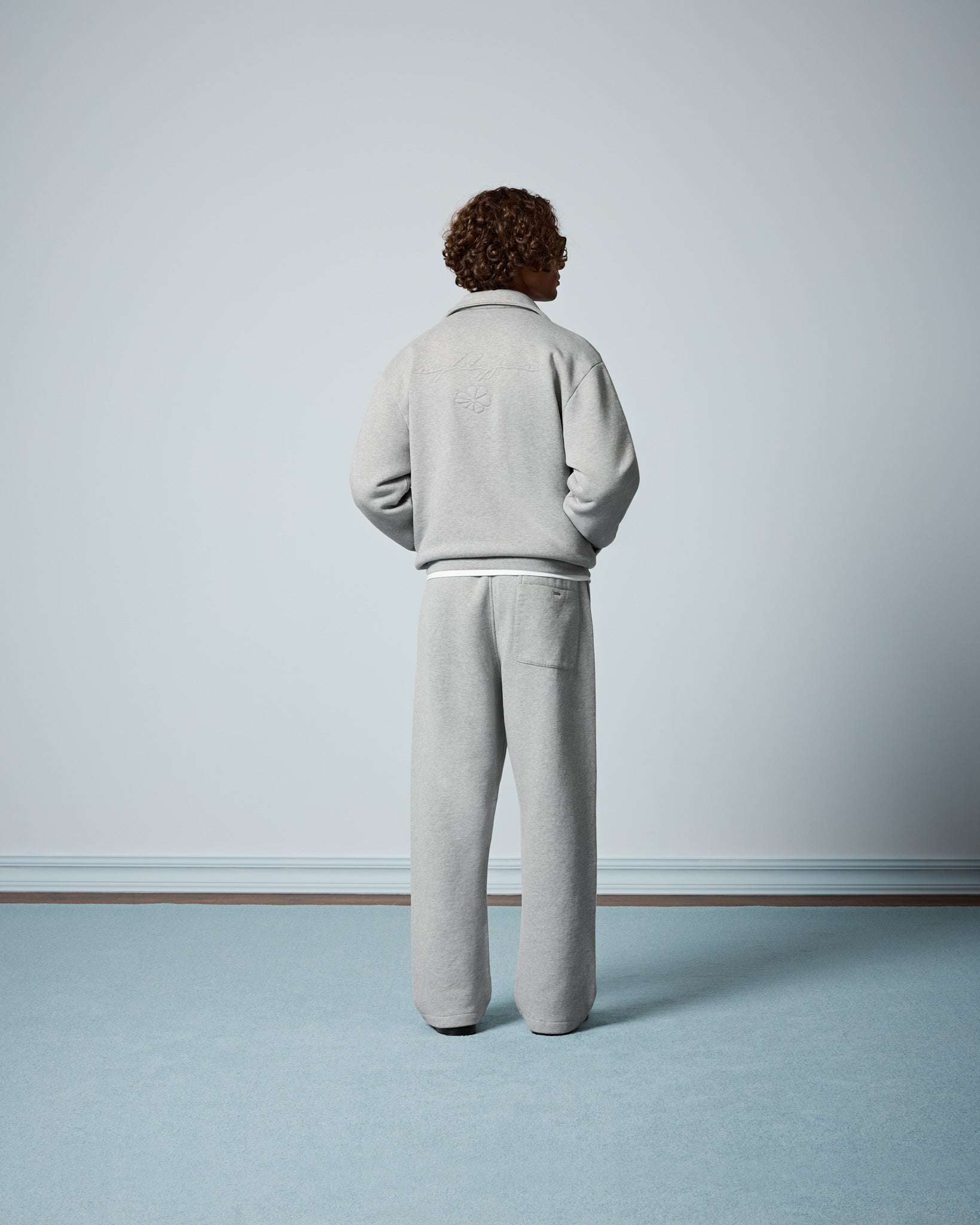 eightyfive-sweat-jacket-kent-collar-jacke-grey-melange image 6
