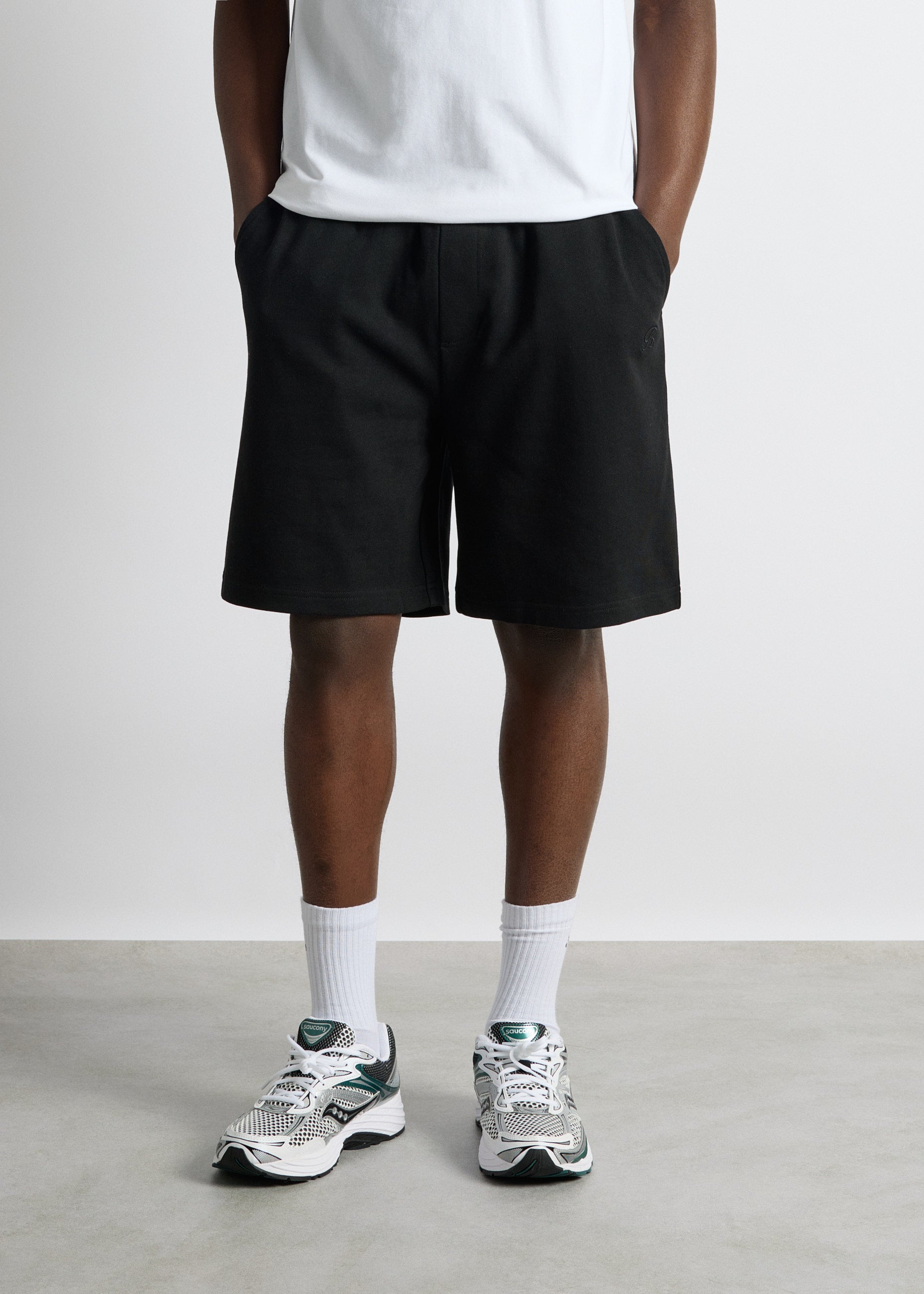 burocs-shorts-cotton-sweatshorts-black-baumwolle image 4