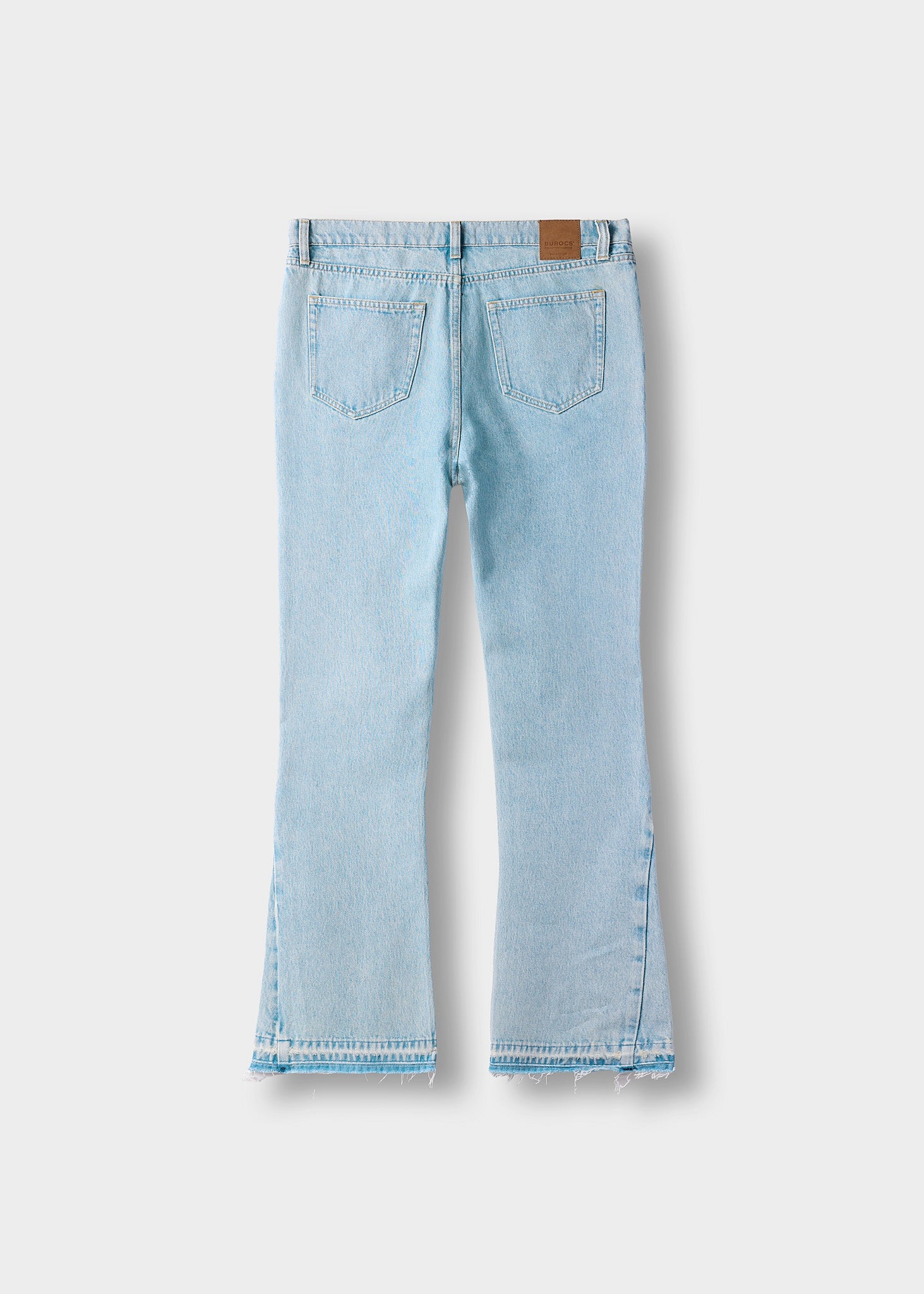 burocs-denim-tony-flared-open-hem-jeans-vintage-blue image 2