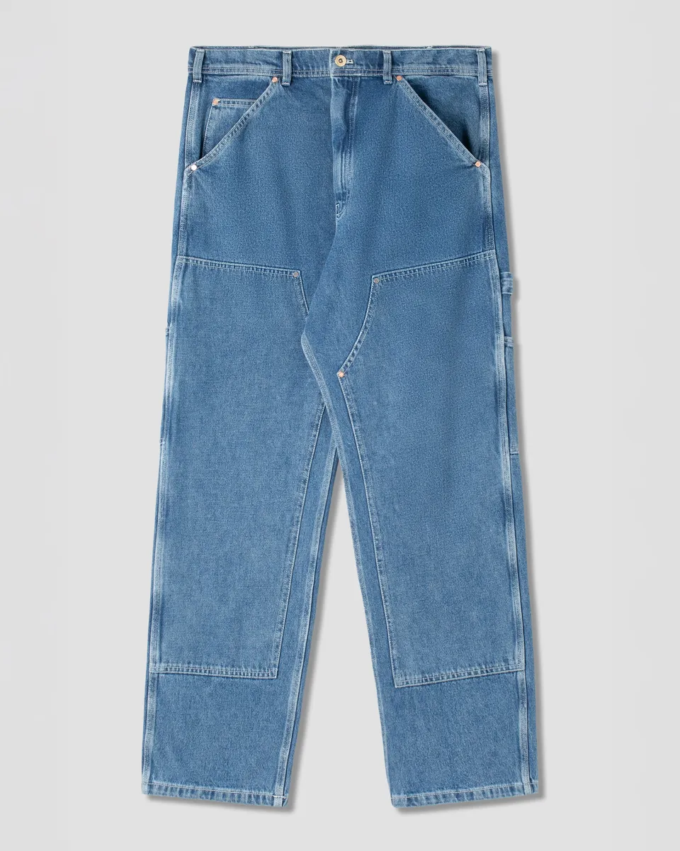 stan-ray-double-knee-pant-hose-heavy-stone-wash-denim image 1