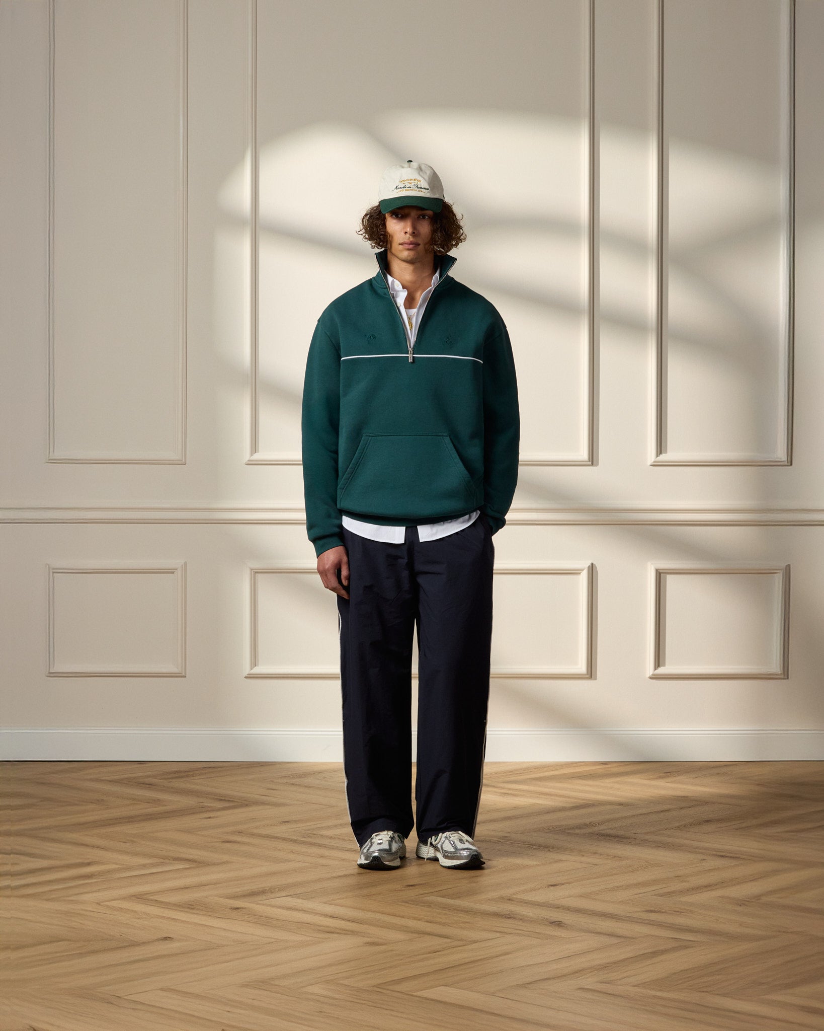 eightyfive-bottoms-nylon-track-pants-ef-0548-navy-relaxed-fit image 4