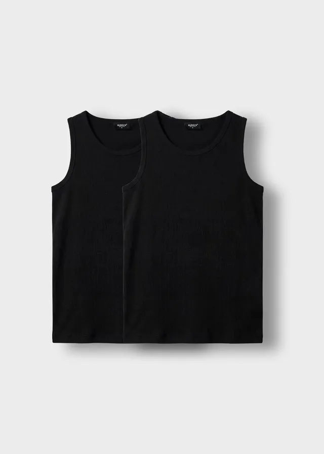 burocs-basic-tank-top-2-pack-schwarz-regular image 1