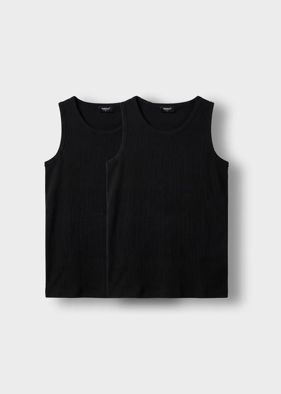 burocs-basic-tank-top-2-pack-schwarz-regular image 1