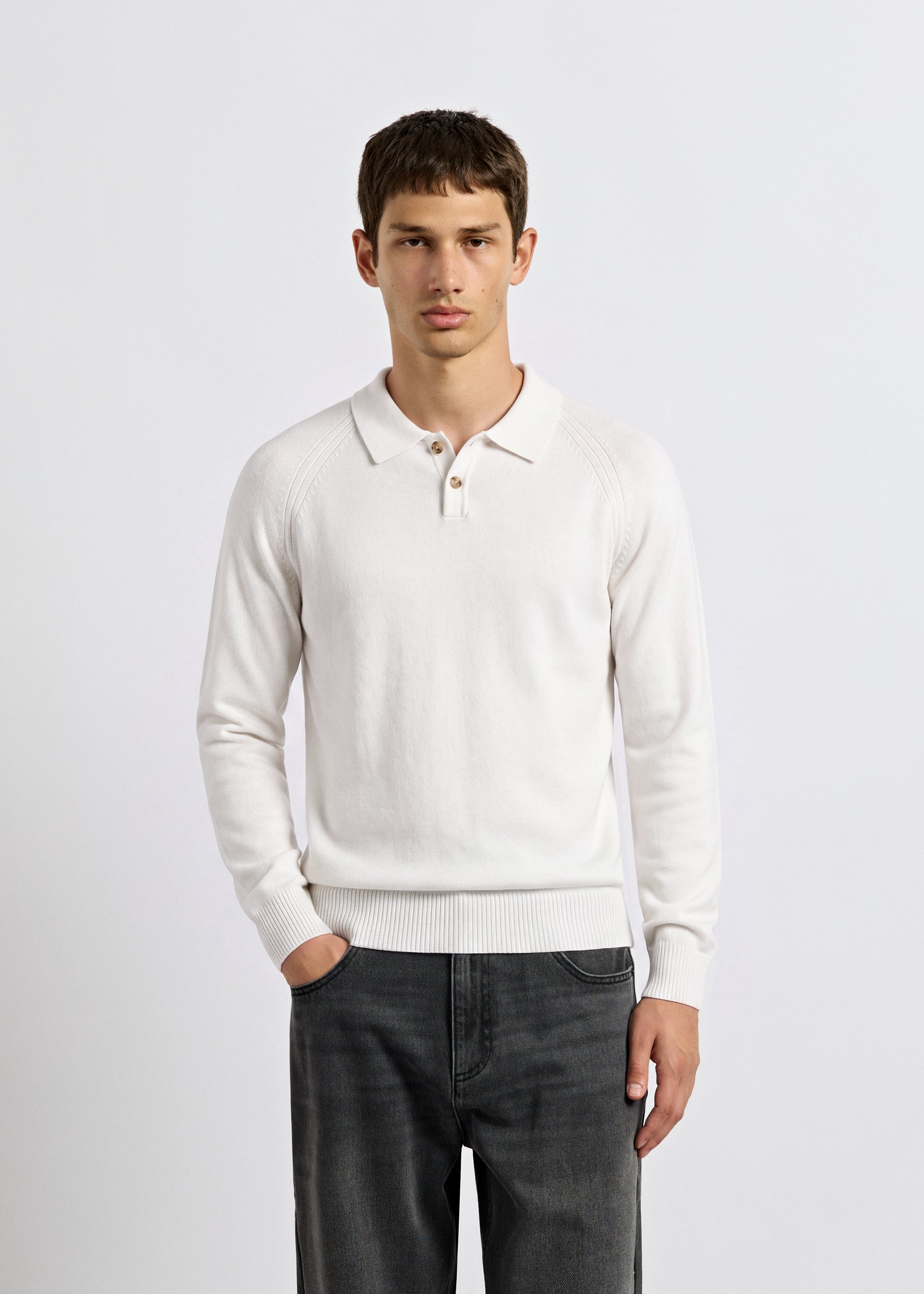 burocs-fine-knit-polo-sweater-strickpolo-off-white-regular-fit image 3