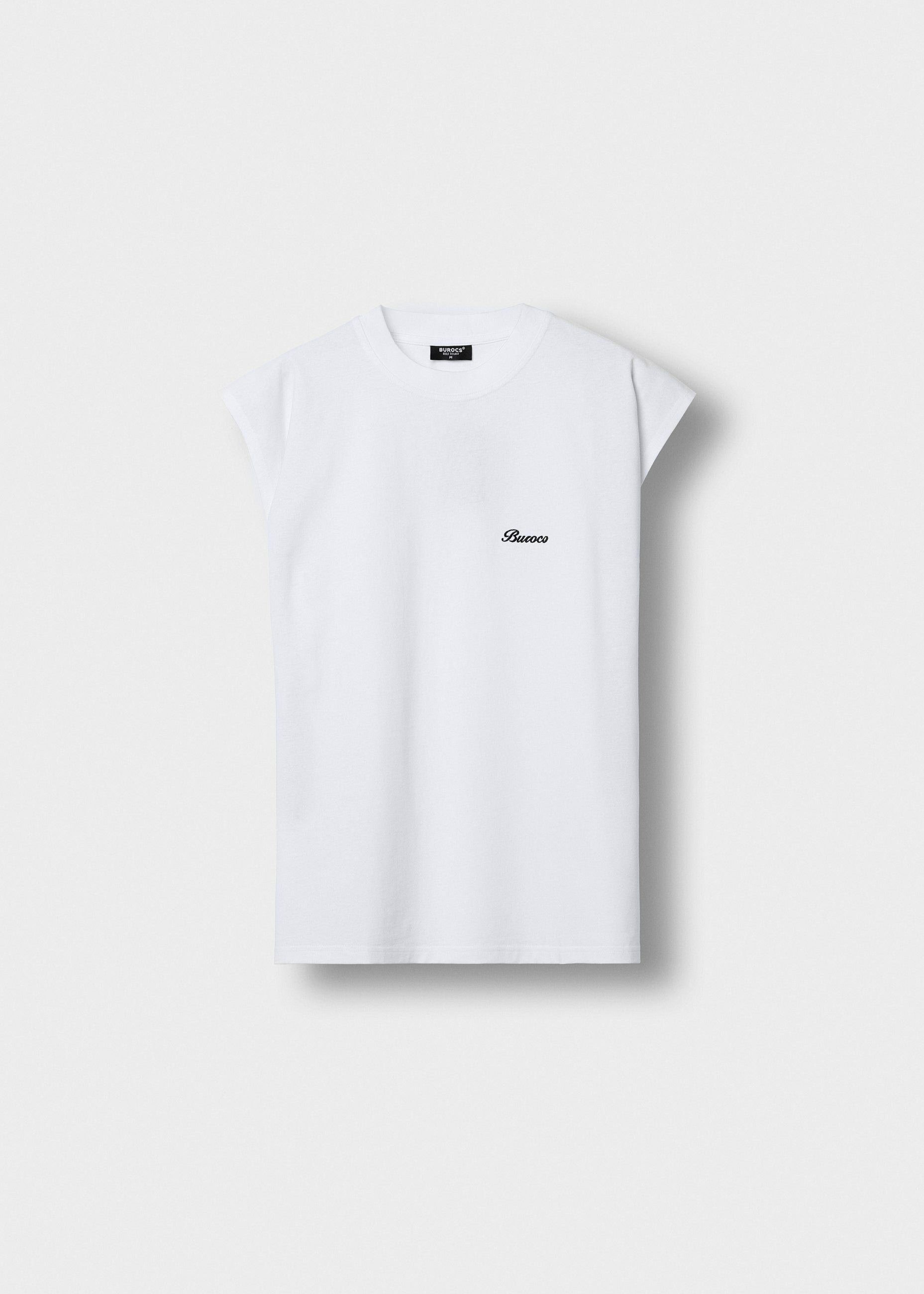 burocs-muscle-shirt-white-oversize-240gsm image 1