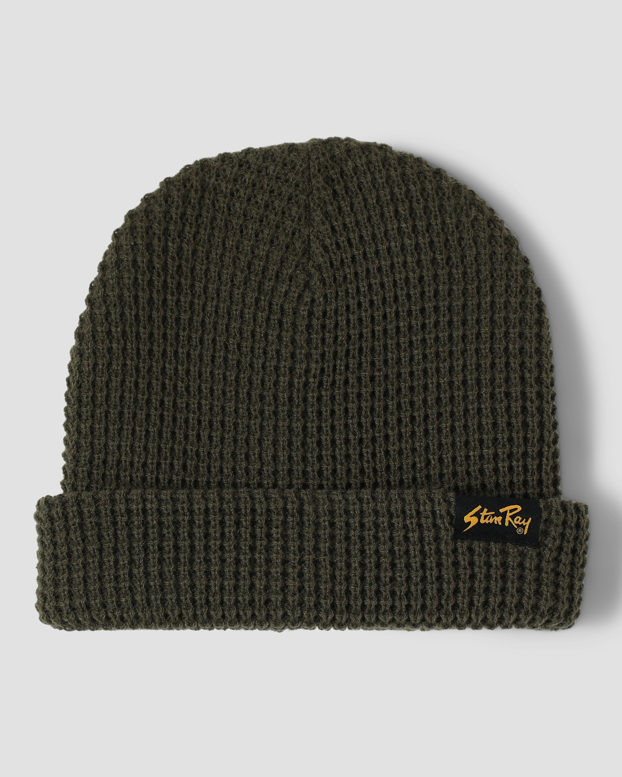 stan-ray-waffle-beanie-m-tze-olive-acryl-einheitsgr-e image 1