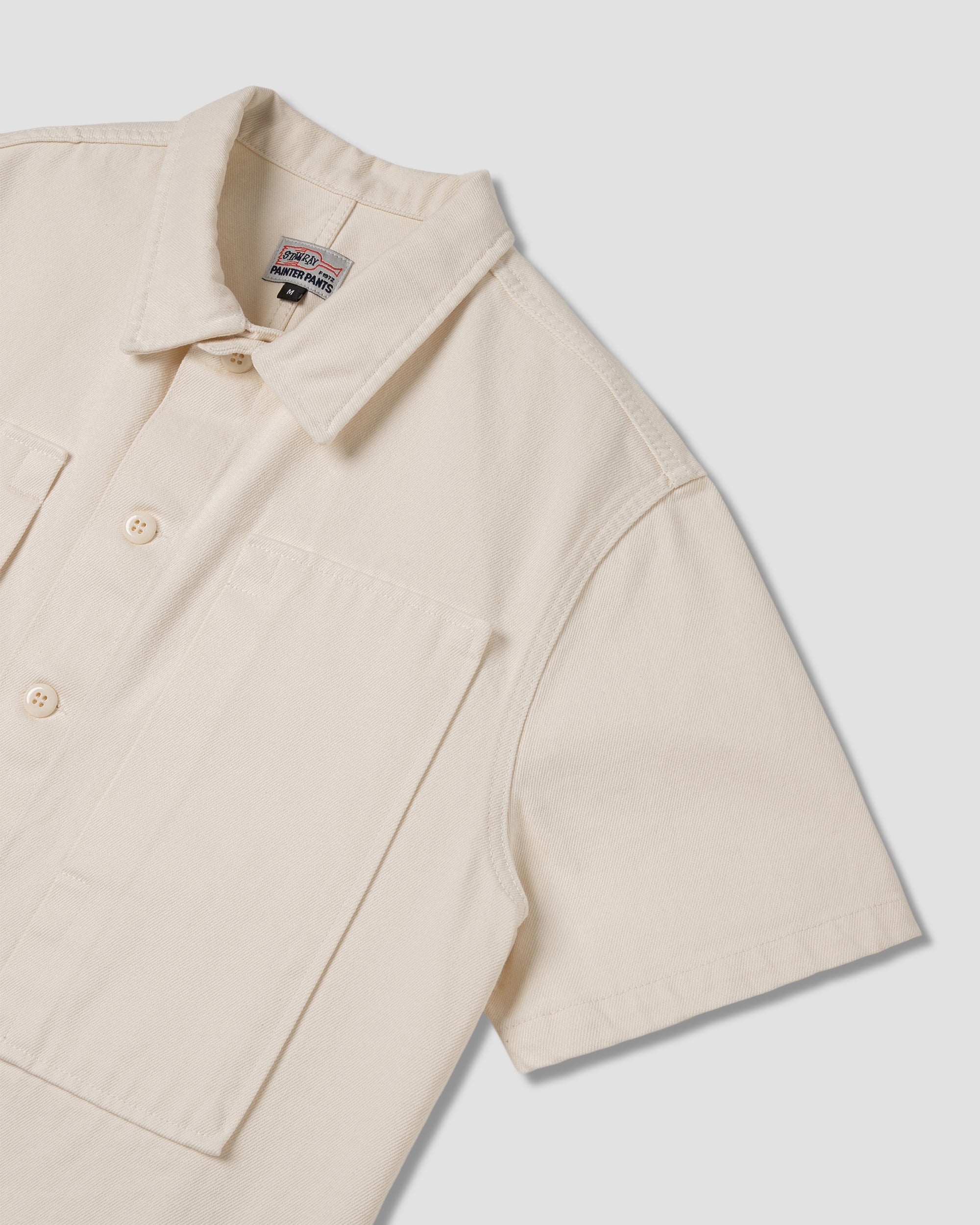 stan-ray-painter-shirt-kurzarmhemd-natural-twill-baumwolle image 4