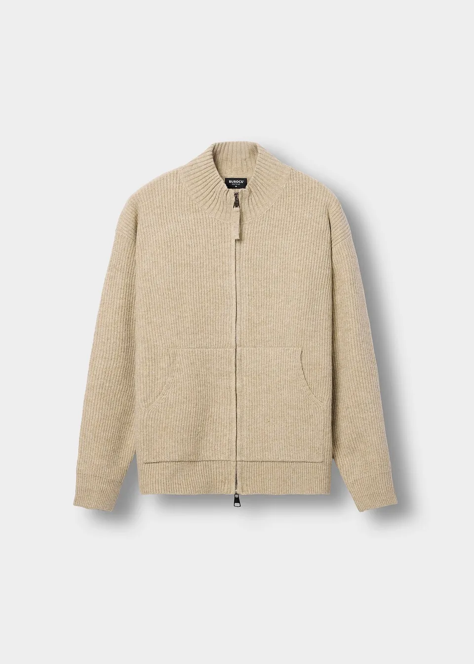 burocs-sweater-kangaroo-zip-cardigan-beige-wolle image 1