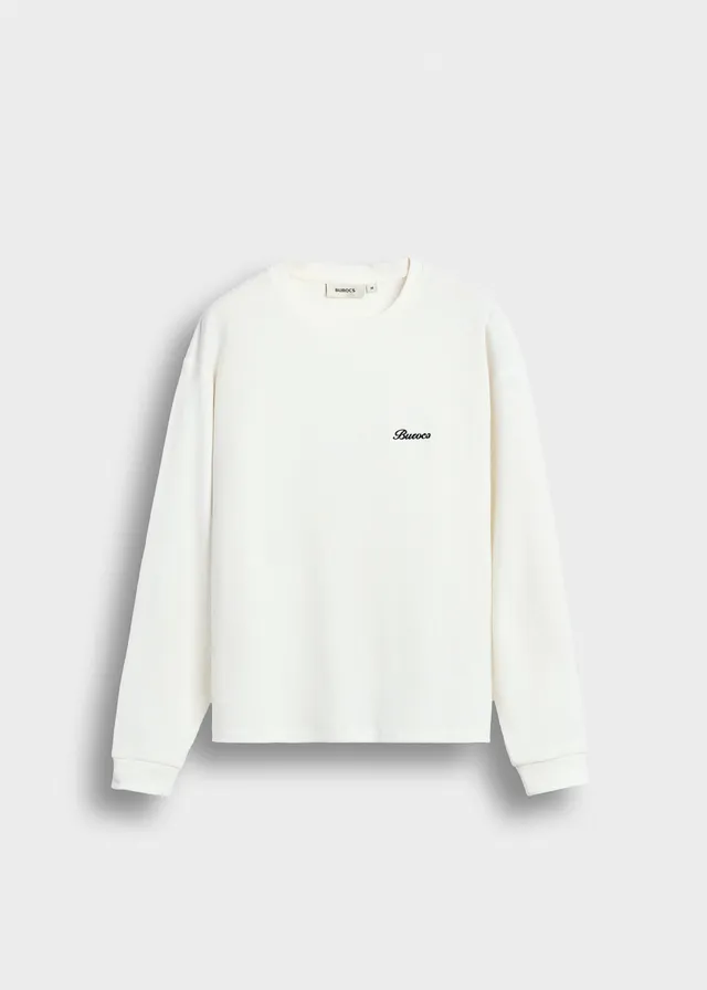 burocs-waffle-longsleeve-8958-off-white-baumwolle image 1