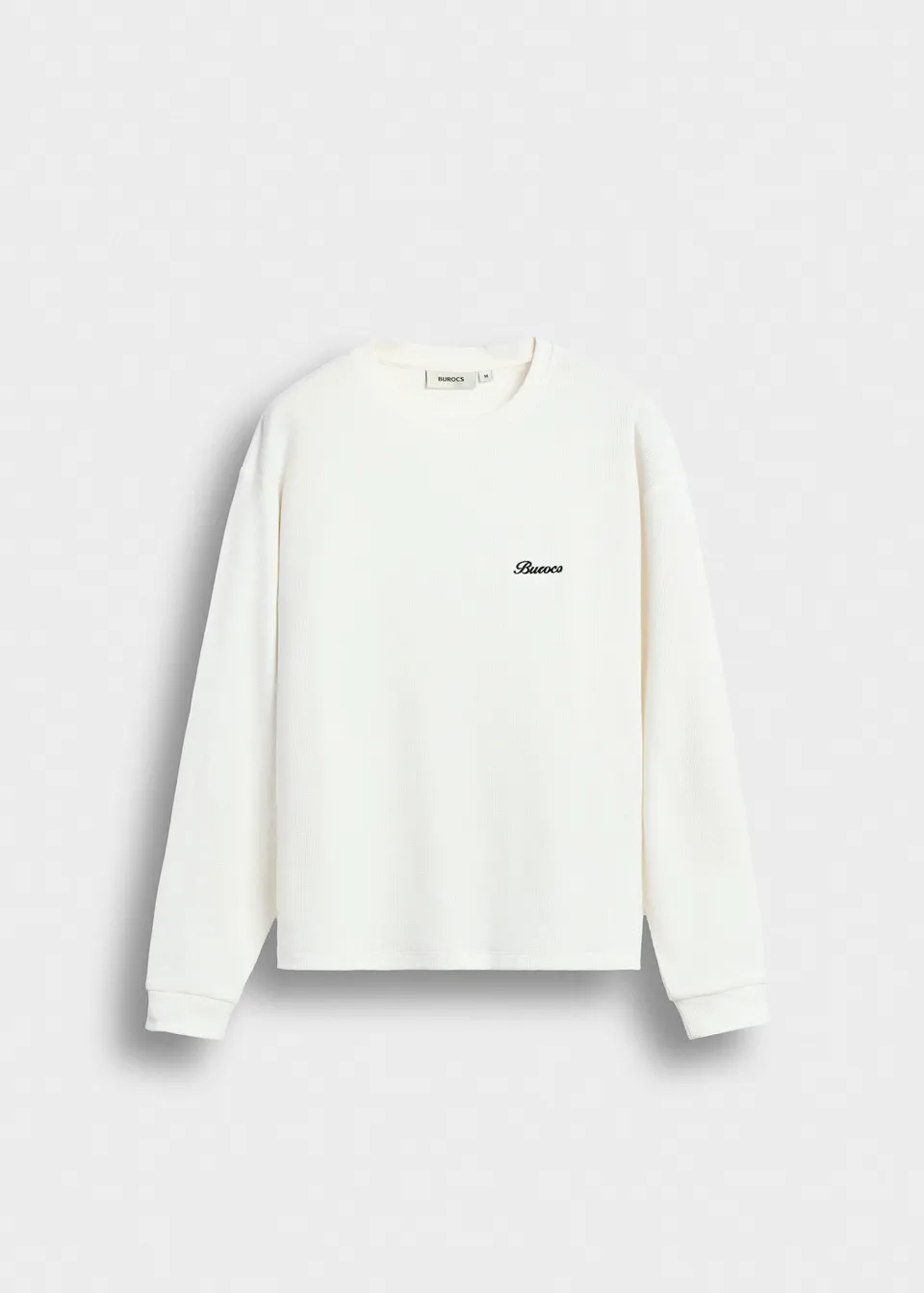 burocs-waffle-longsleeve-8958-off-white-baumwolle image 1