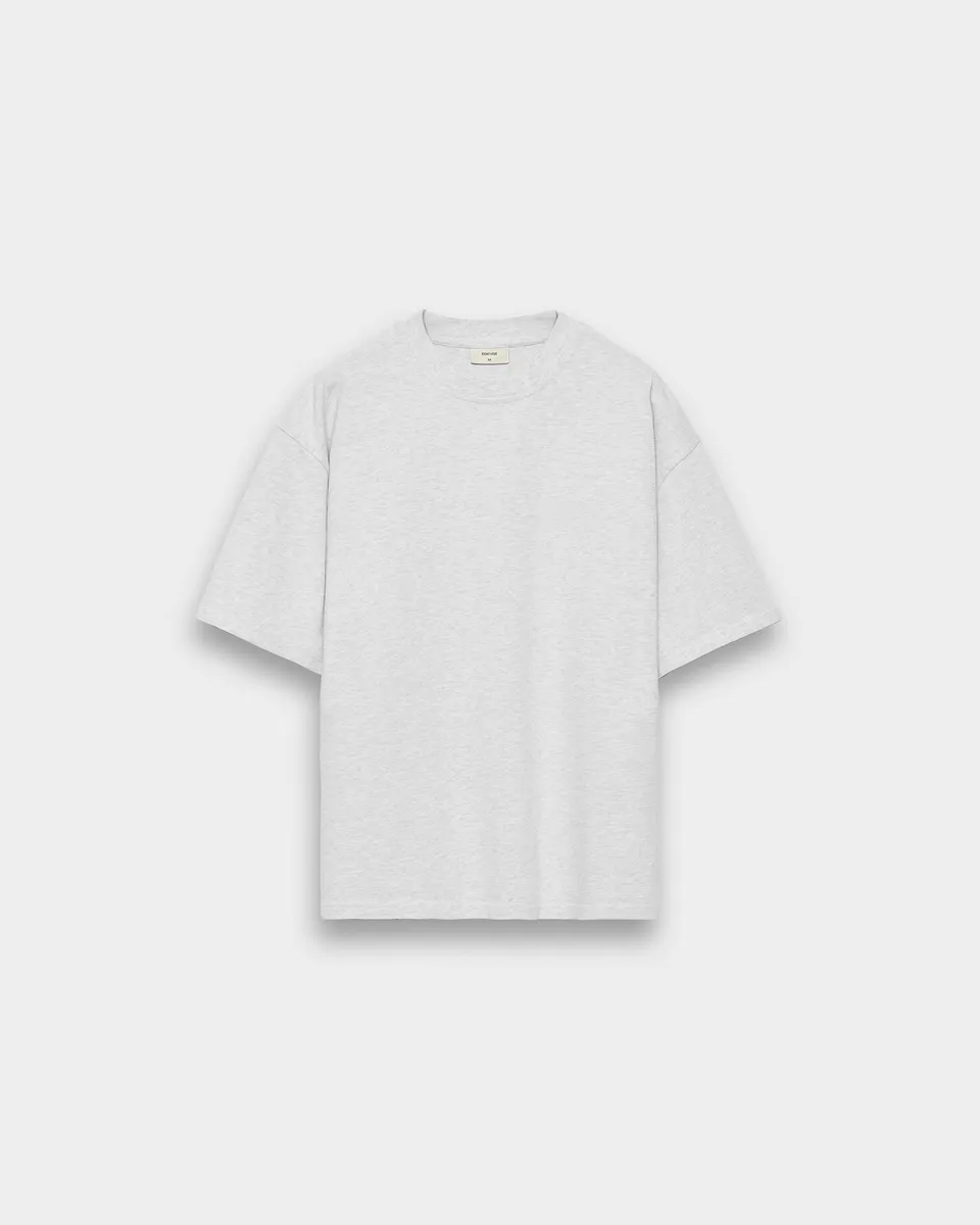 eightyfive-signature-t-shirt-ash-grey-oversized-baumwolle image 1