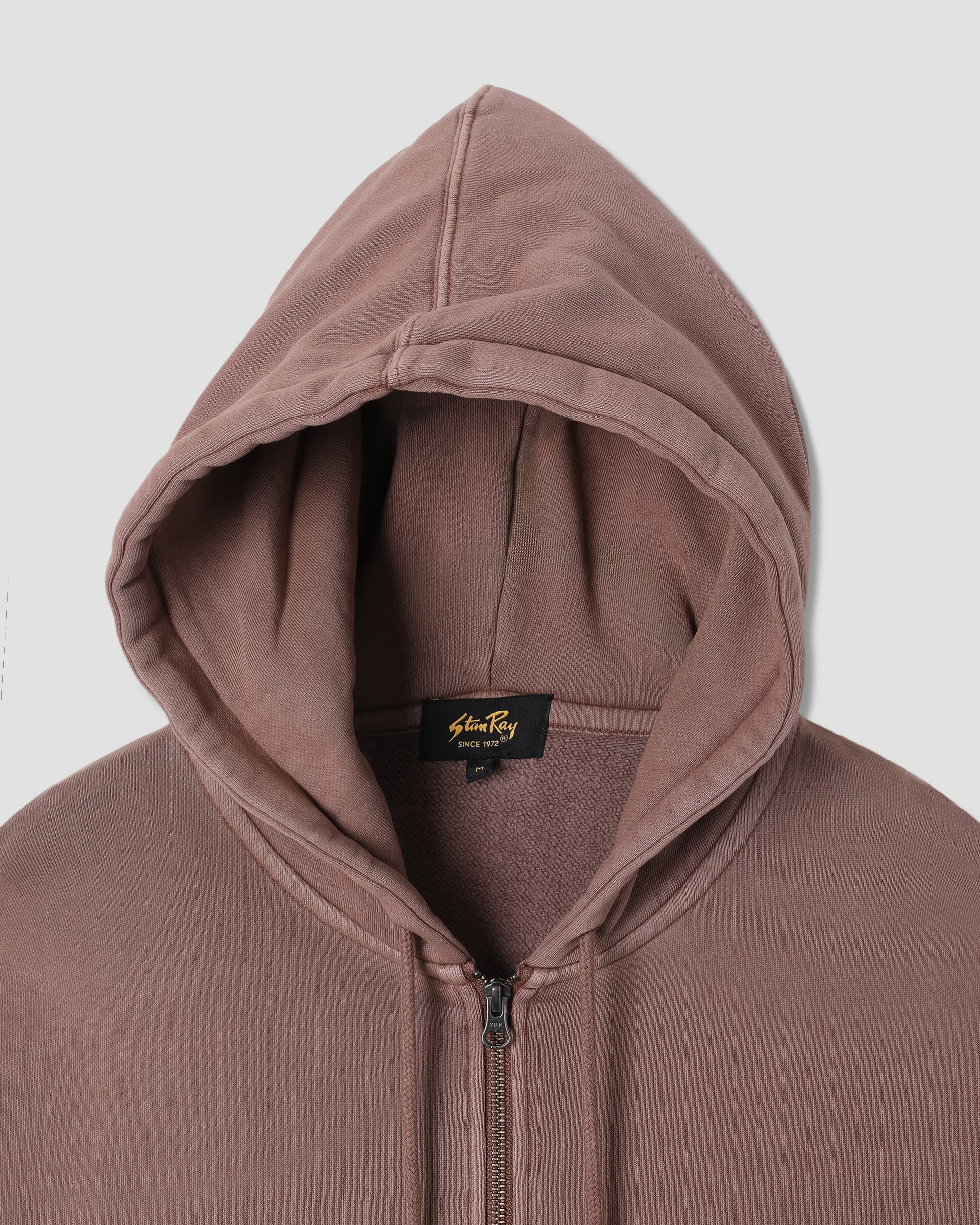 stan-ray-patch-zip-hood-hoodie-washed-acorn-baumwolle image 3