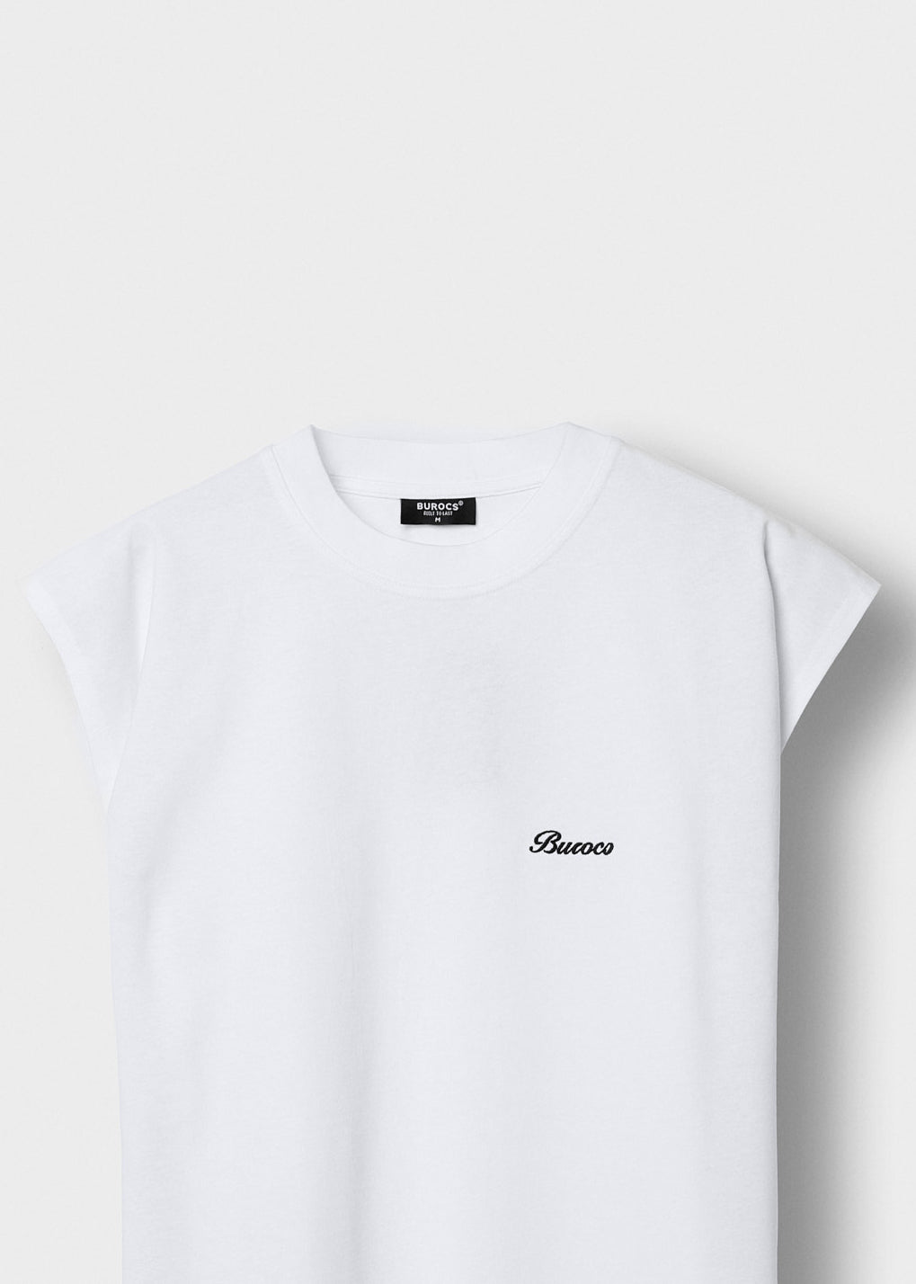 burocs-muscle-shirt-white-oversize-240gsm image 3