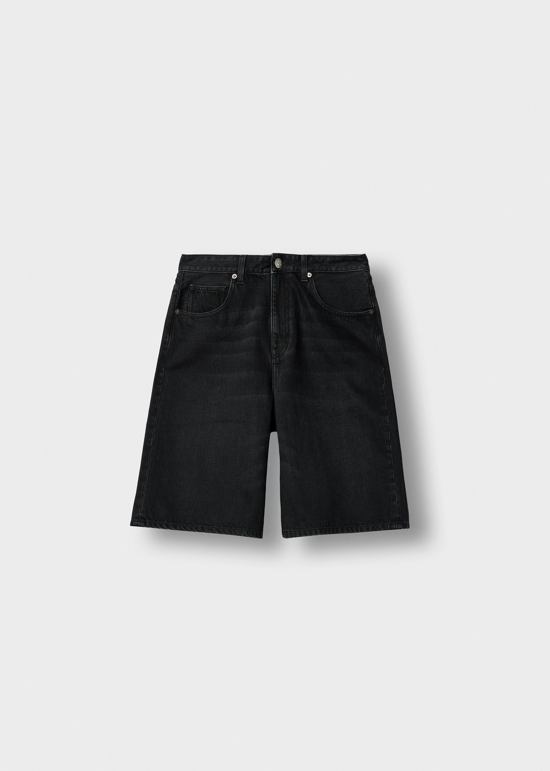 burocs-carlo-baggy-shorts-black-washed-100-baumwolle image 1