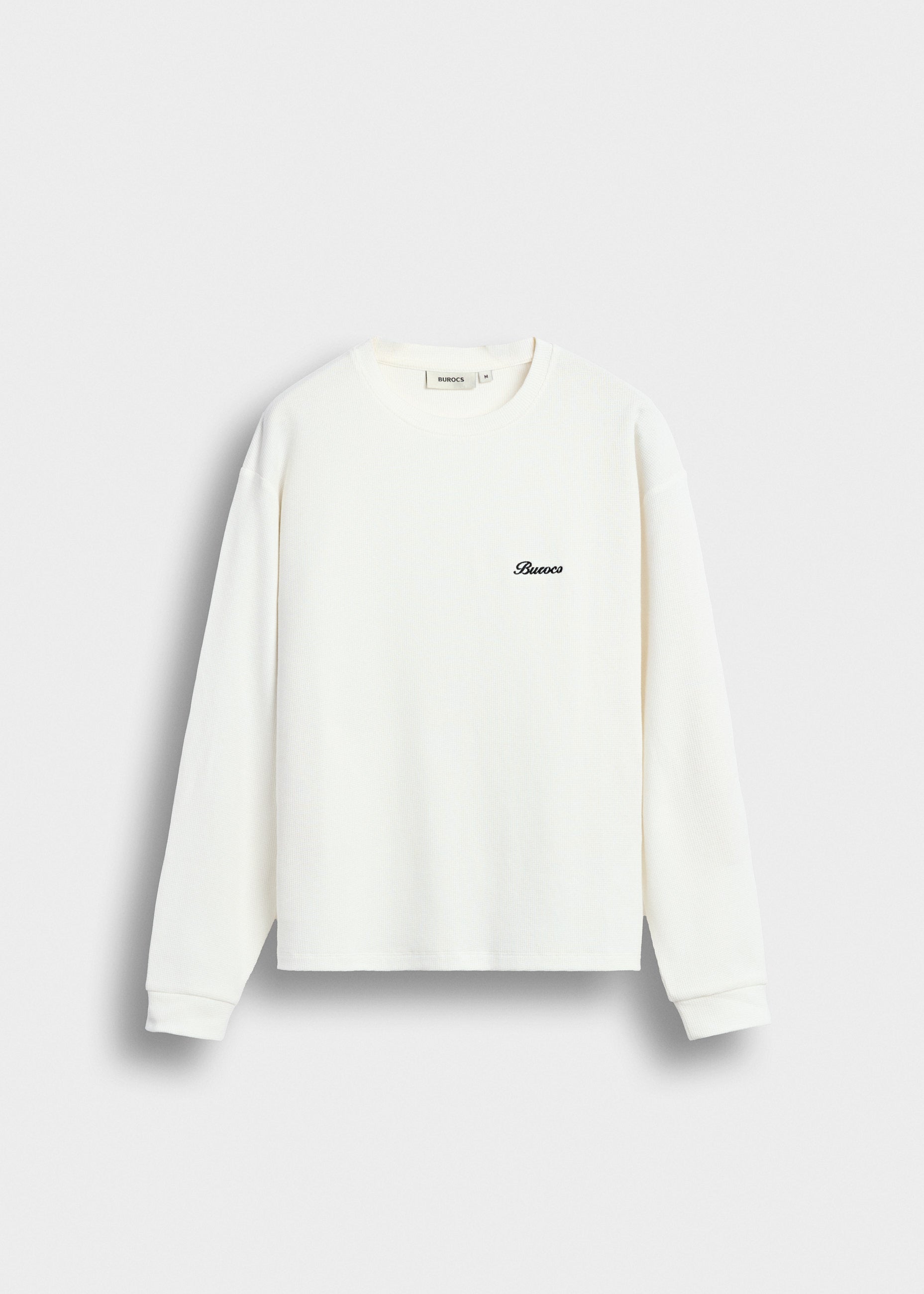 burocs-waffle-longsleeve-8958-off-white-baumwolle image 1