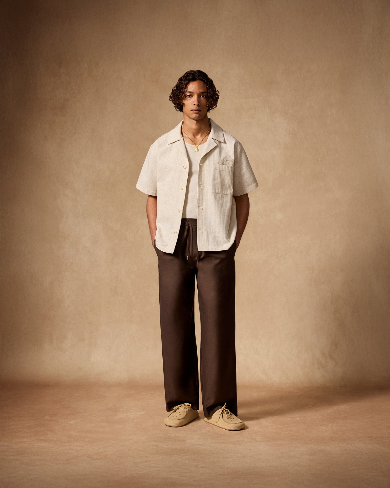 eightyfive-tops-structured-shirt-hemd-ecru-hanf-bowling-kragen image 4