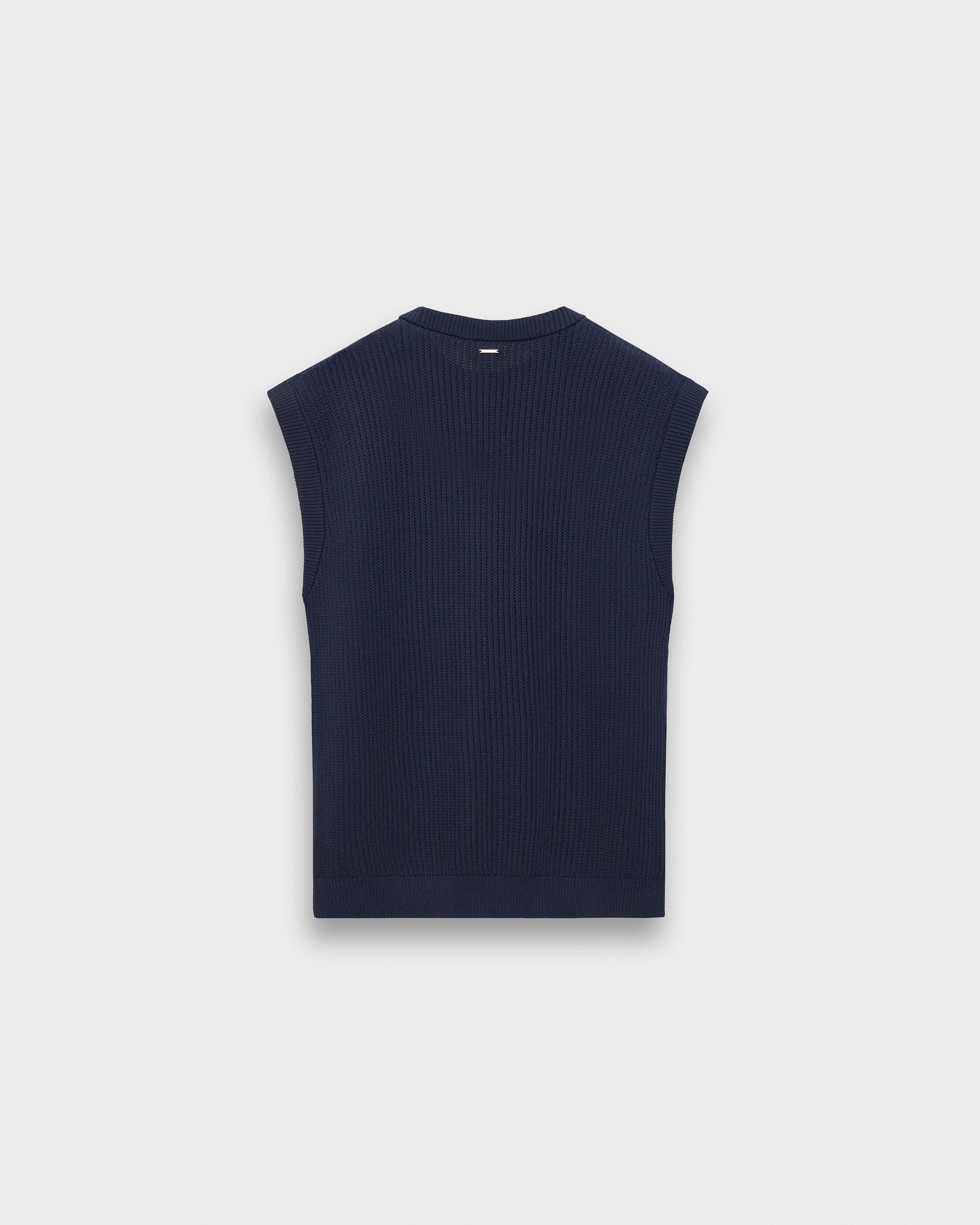 eightyfive-knit-tanktop-navy-oversized-fit image 2