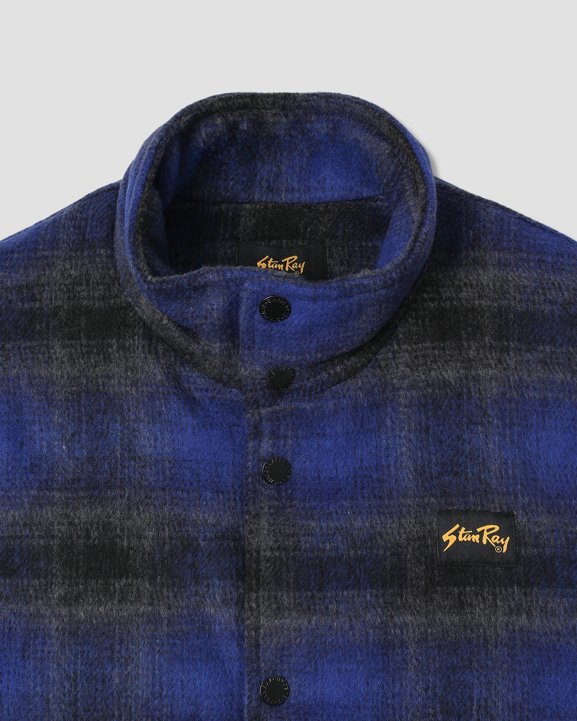 stan-ray-down-plaid-weste-navy-kariert-wattiert image 4