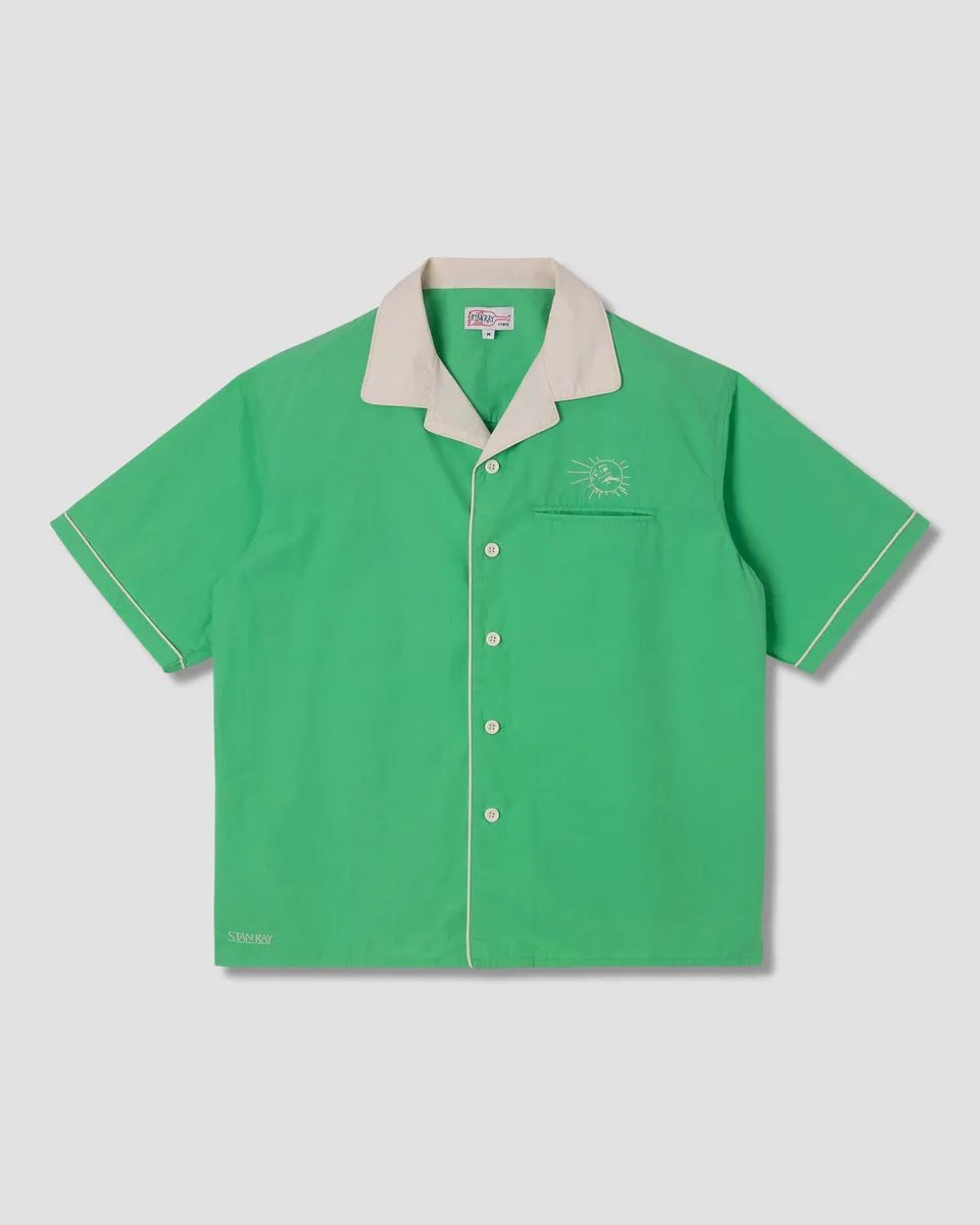 stan-ray-bowling-shirt-kurzarmhemd-island-green-baumwolle image 1