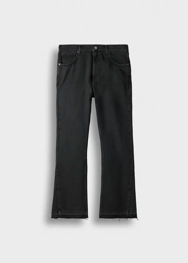 burocs-tony-flared-open-hem-jeans-grey-baumwolle image 1