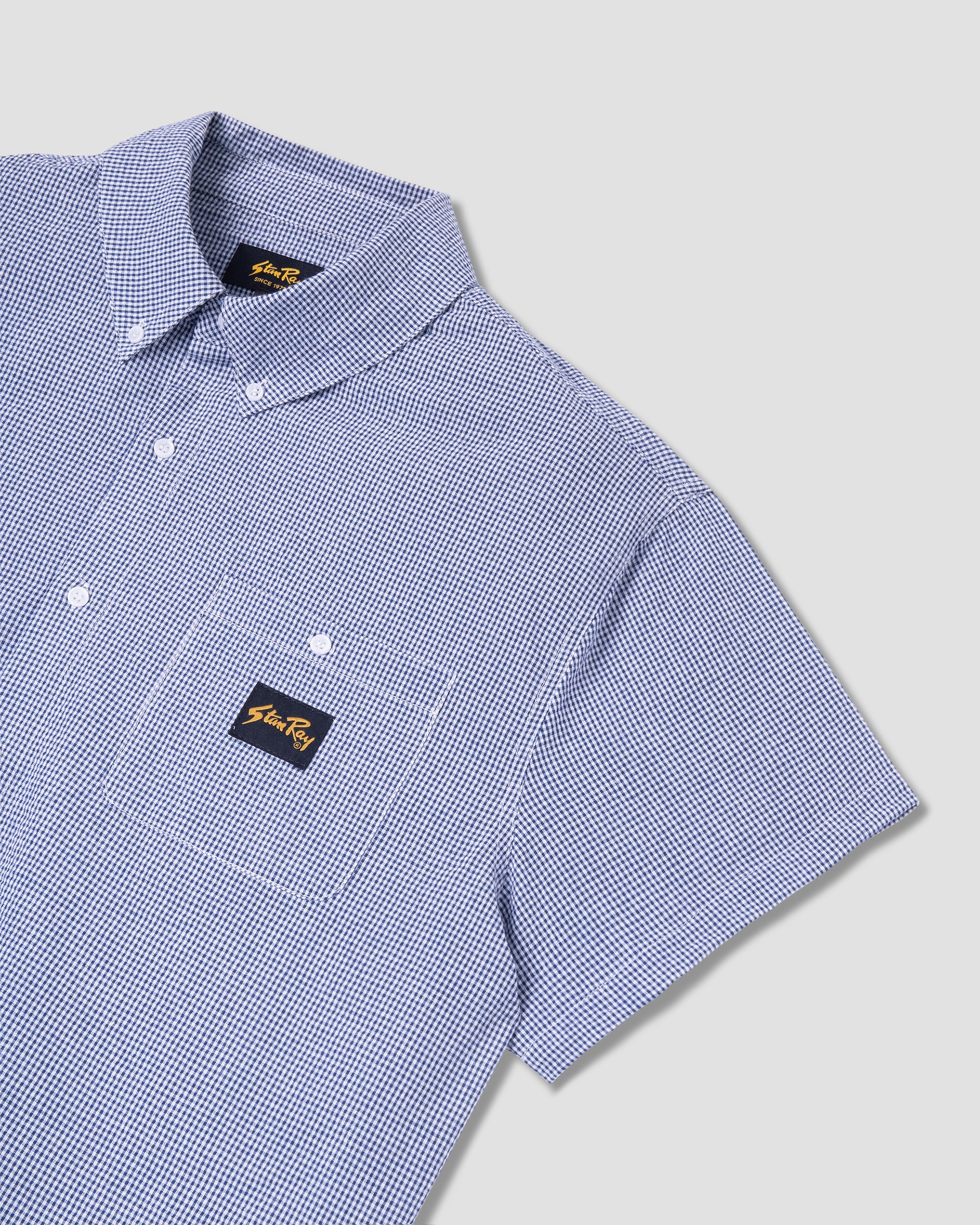 stan-ray-flannel-shirt-hemd-blue-gingham-karo image 4