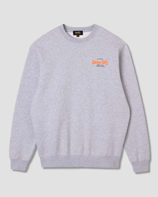 stan-ray-bbq-crew-sweatshirt-grey-heather-baumwolle image 1