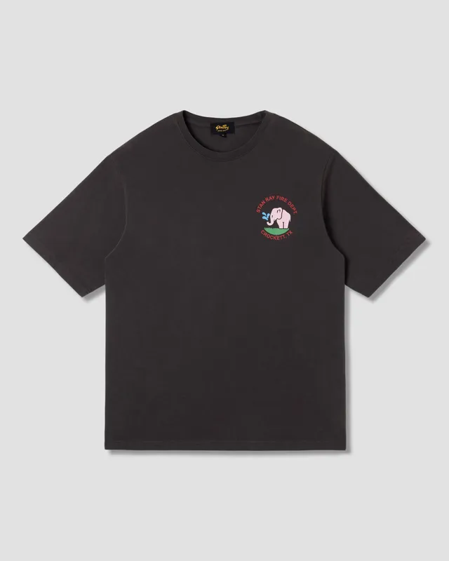 stan-ray-fire-dept-tee-t-shirt-raven-black-baumwolle image 1
