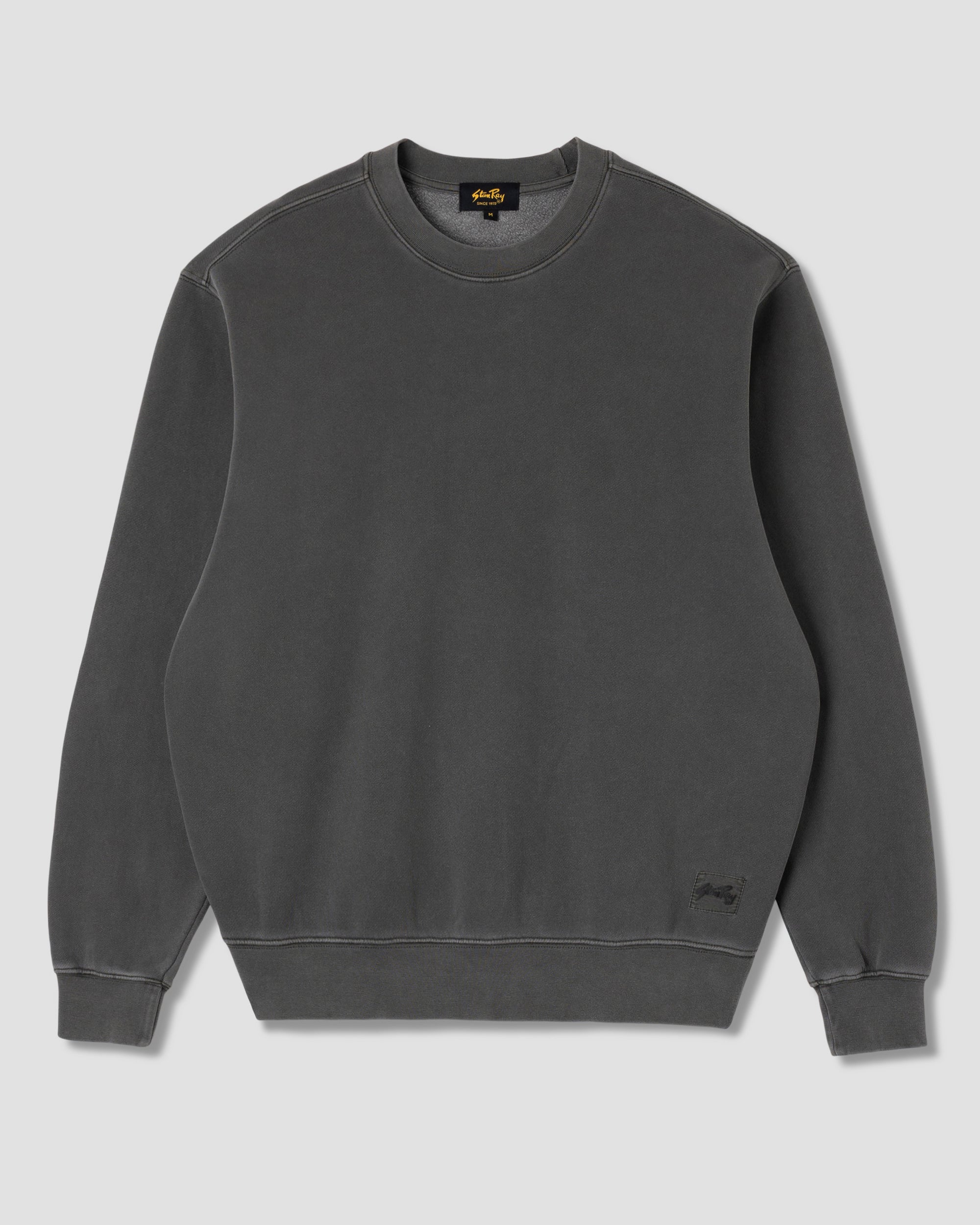stan-ray-patch-crew-sweatshirt-washed-black-relaxed-fit image 1