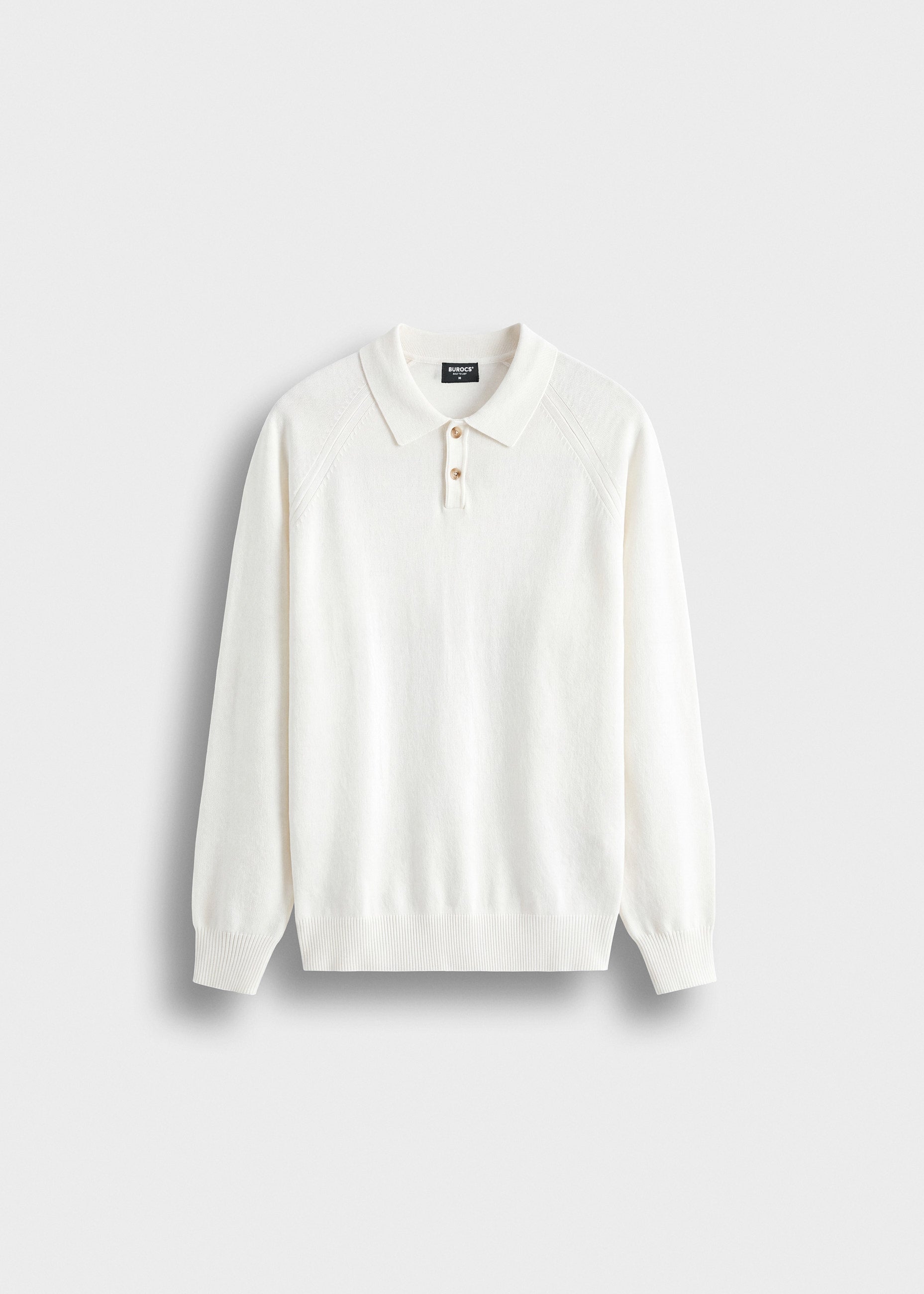 burocs-fine-knit-polo-sweater-strickpolo-off-white-regular-fit image 1