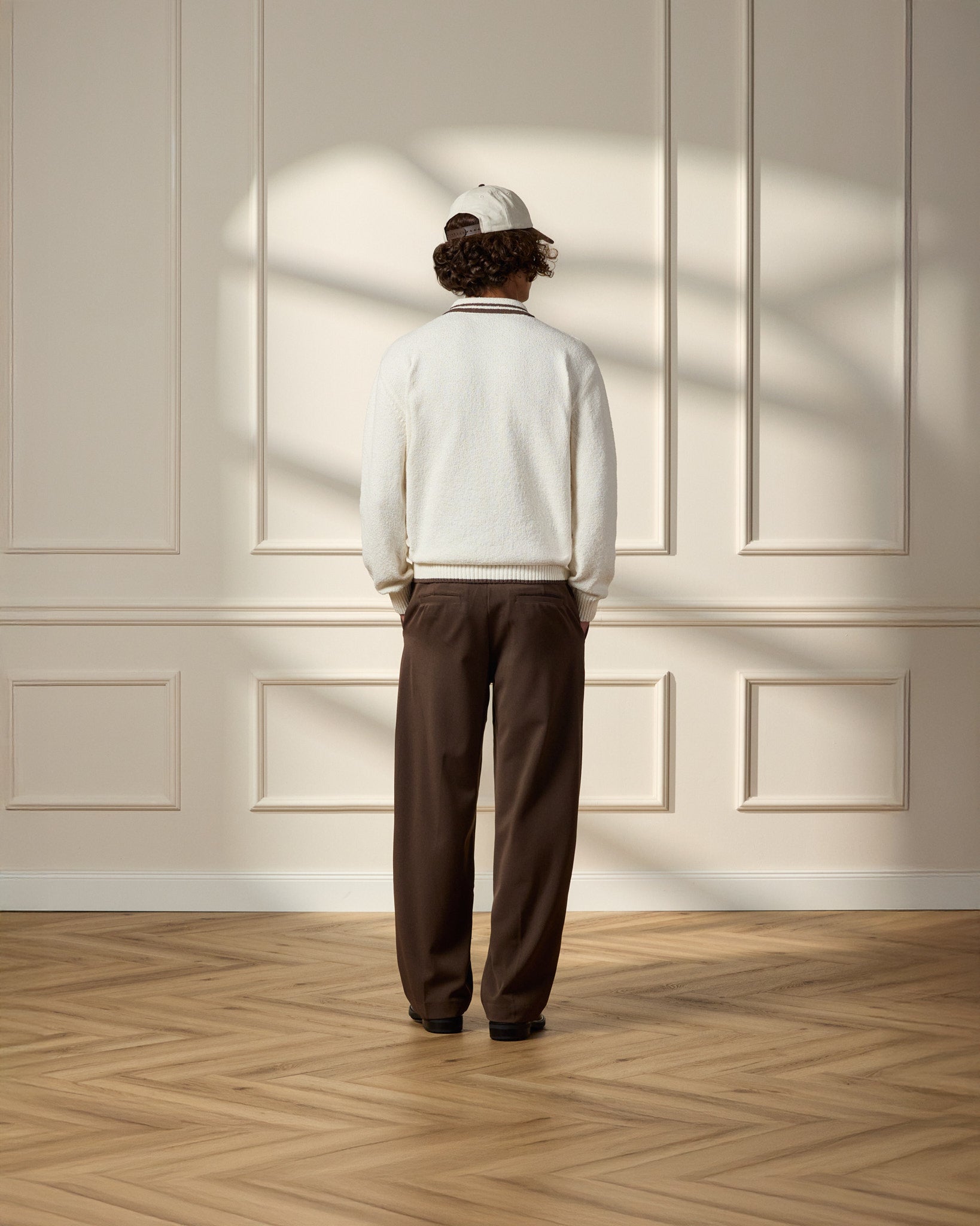 eightyfive-signature-tailored-pants-brown-regular-fit image 5