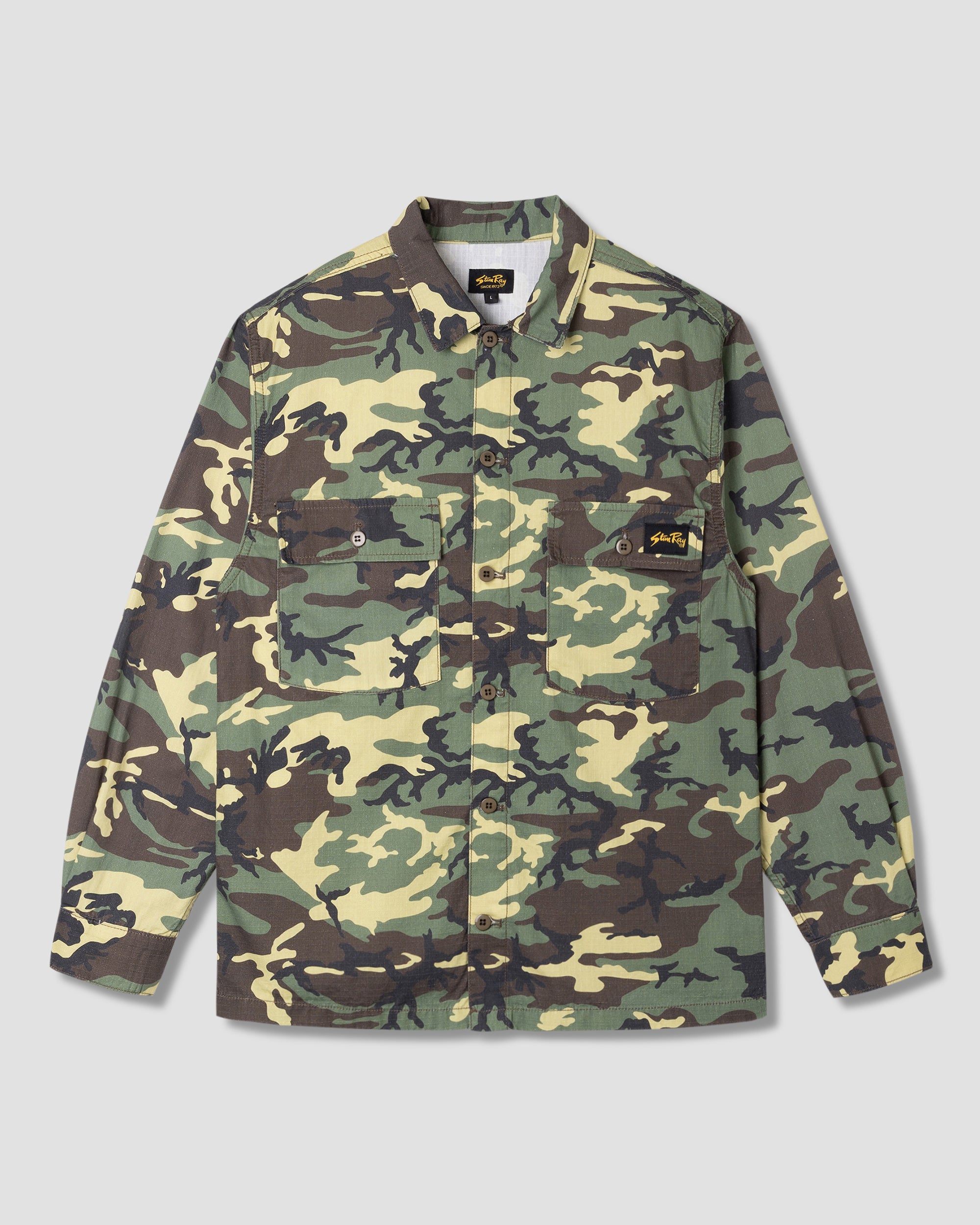 stan-ray-cpo-shirt-hemd-woodland-dpm-ripstop-camo image 1