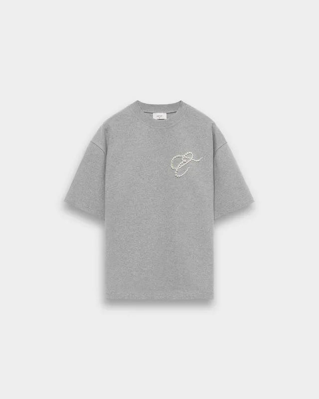 eightyfive-interlock-t-shirt-grey-melange-oversized image 1