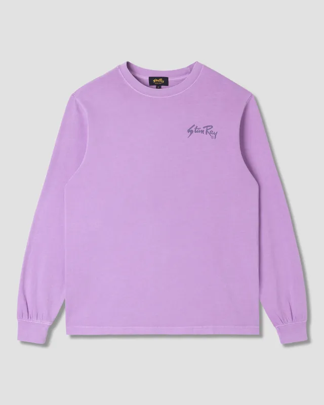 stan-ray-og-long-sleeve-tee-longsleeve-washed-lavender-baumwolle image 1