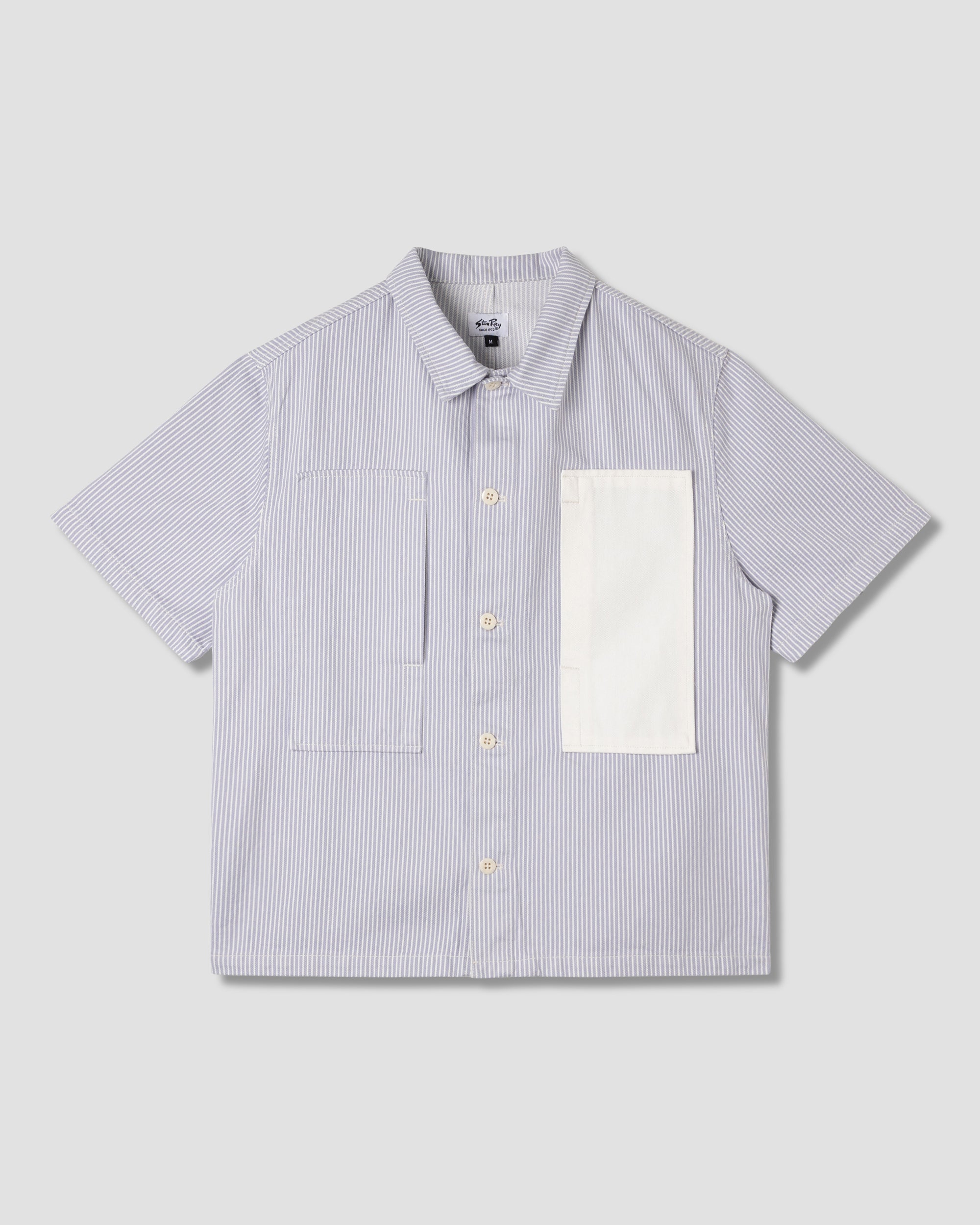 stan-ray-painter-shirt-kurzarmhemd-cosmic-purple-hickory image 1