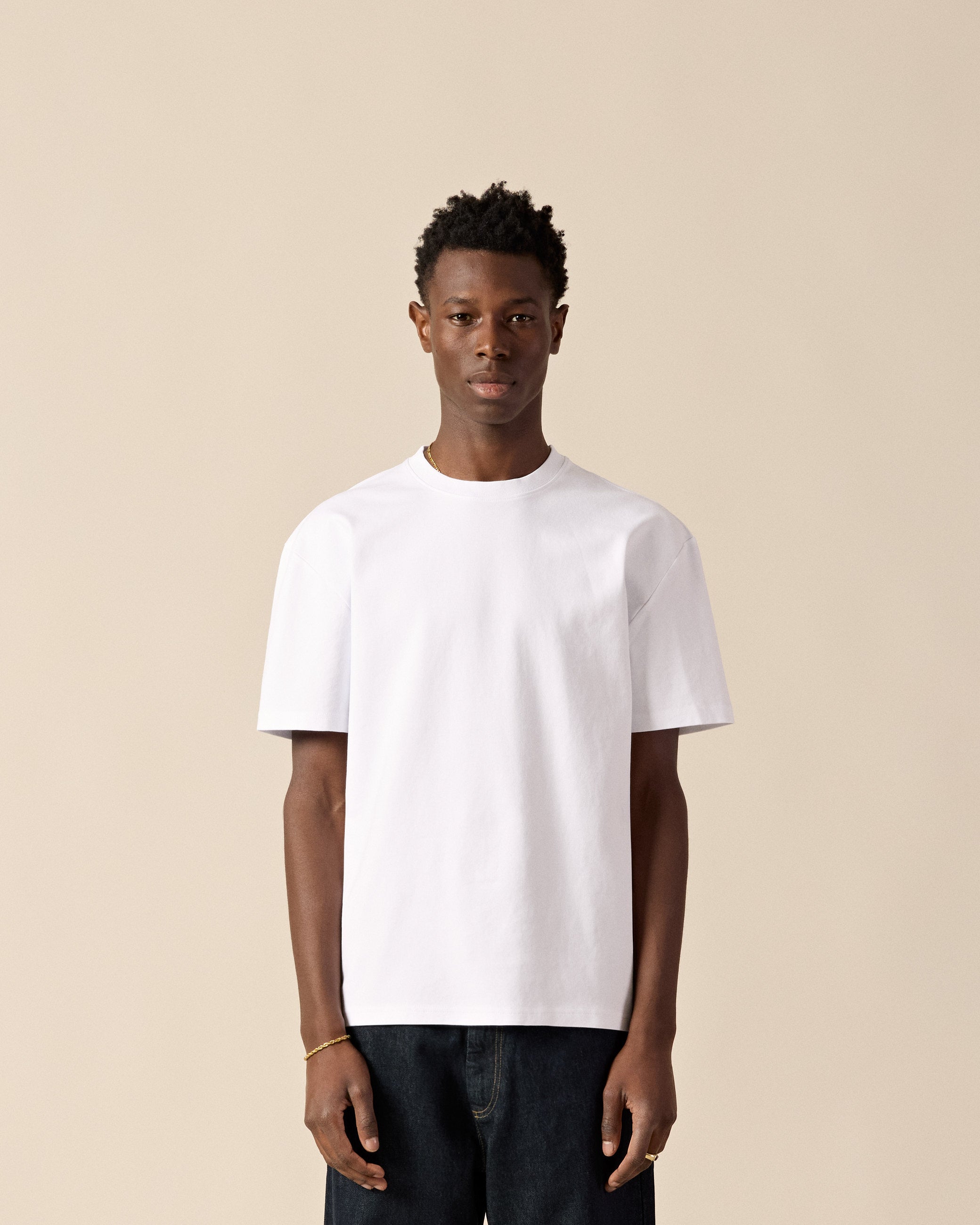 eightyfive-signature-t-shirt-white-baumwolle-regular image 3