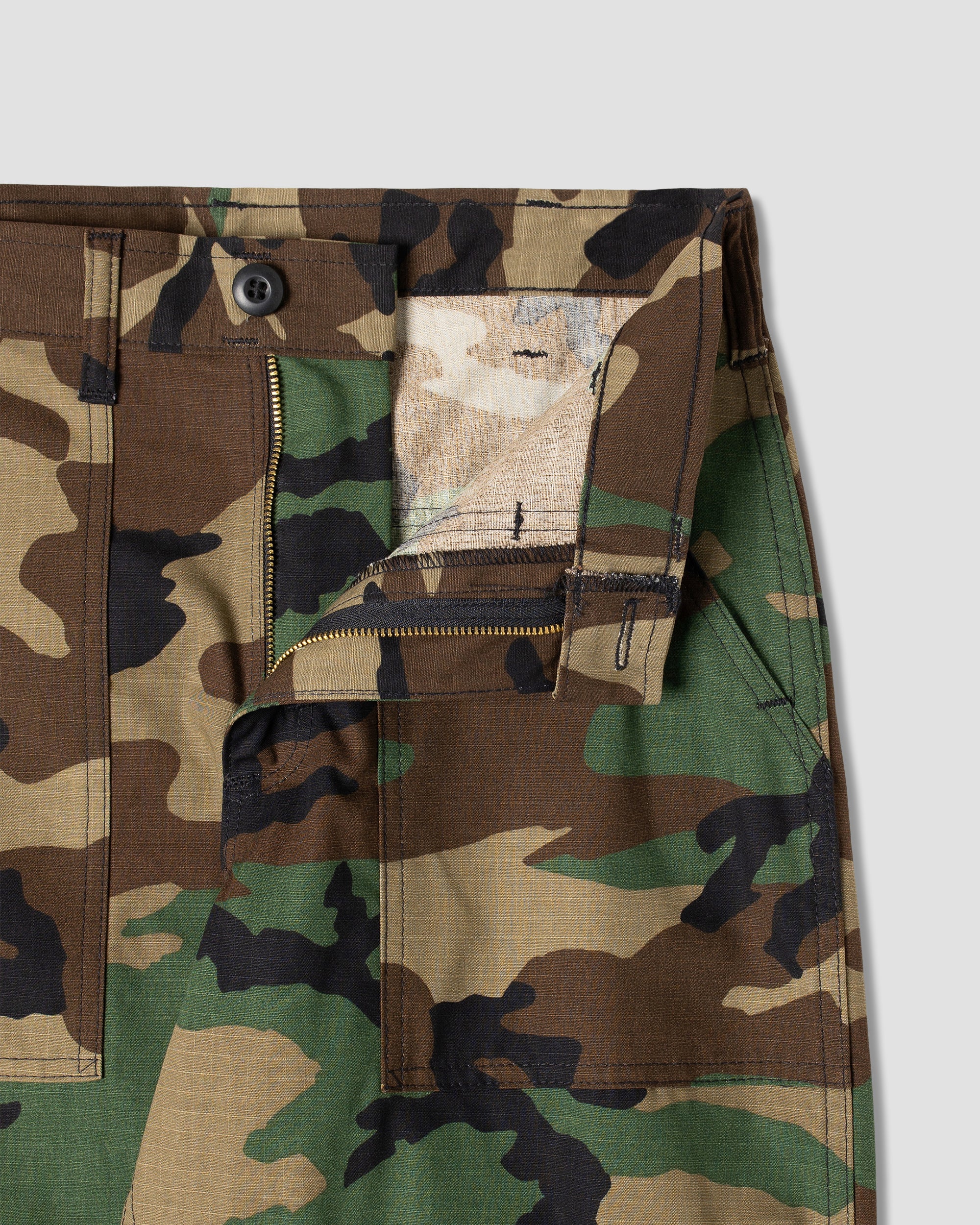 stan-ray-slim-fatigue-woodland-ripstop-hose-camo image 6